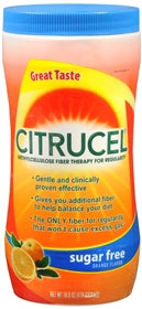 Citrucel Orange Flavor Fiber Supplement Powder 16.9 oz.