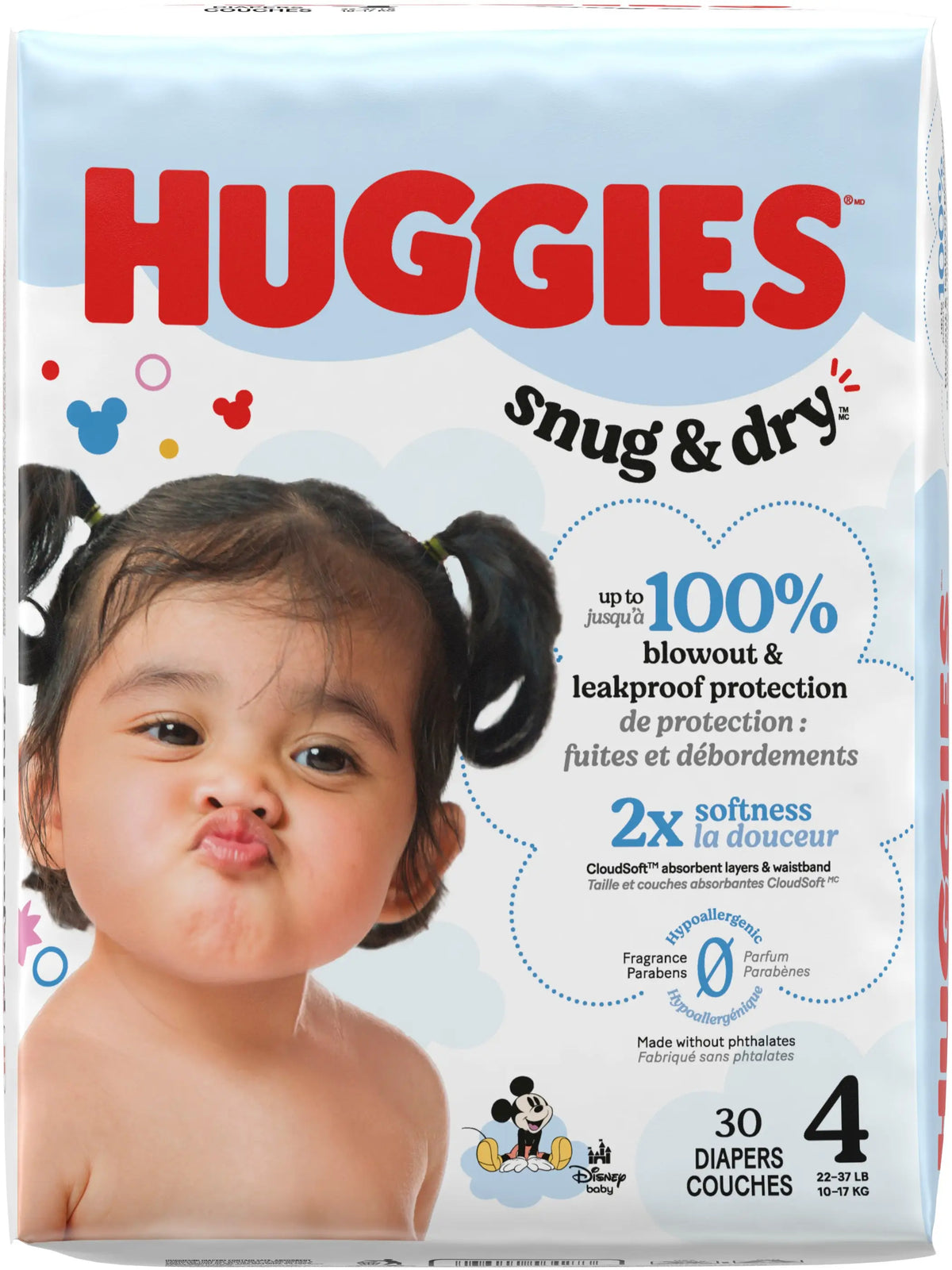 Huggies Snug & Dry Diapers - Multiple Sizes Available