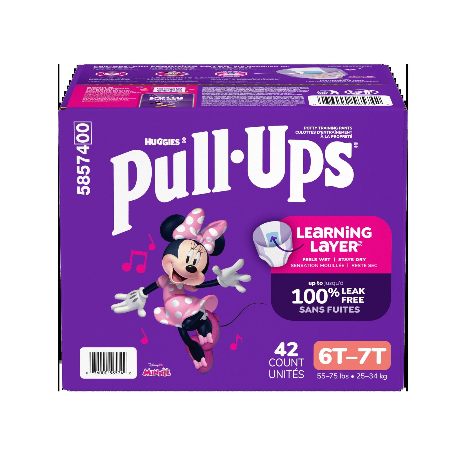 Pull-Ups Learning Designs Girls’ Training Pants, 6T–7T