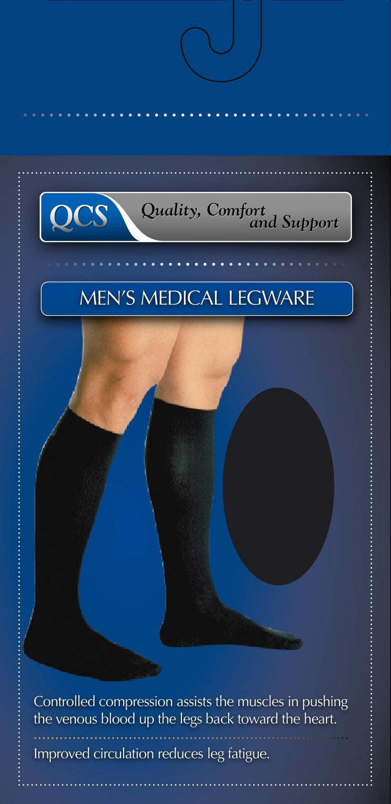 Loving Comfort® Compression Socks Knee High X-Large Black