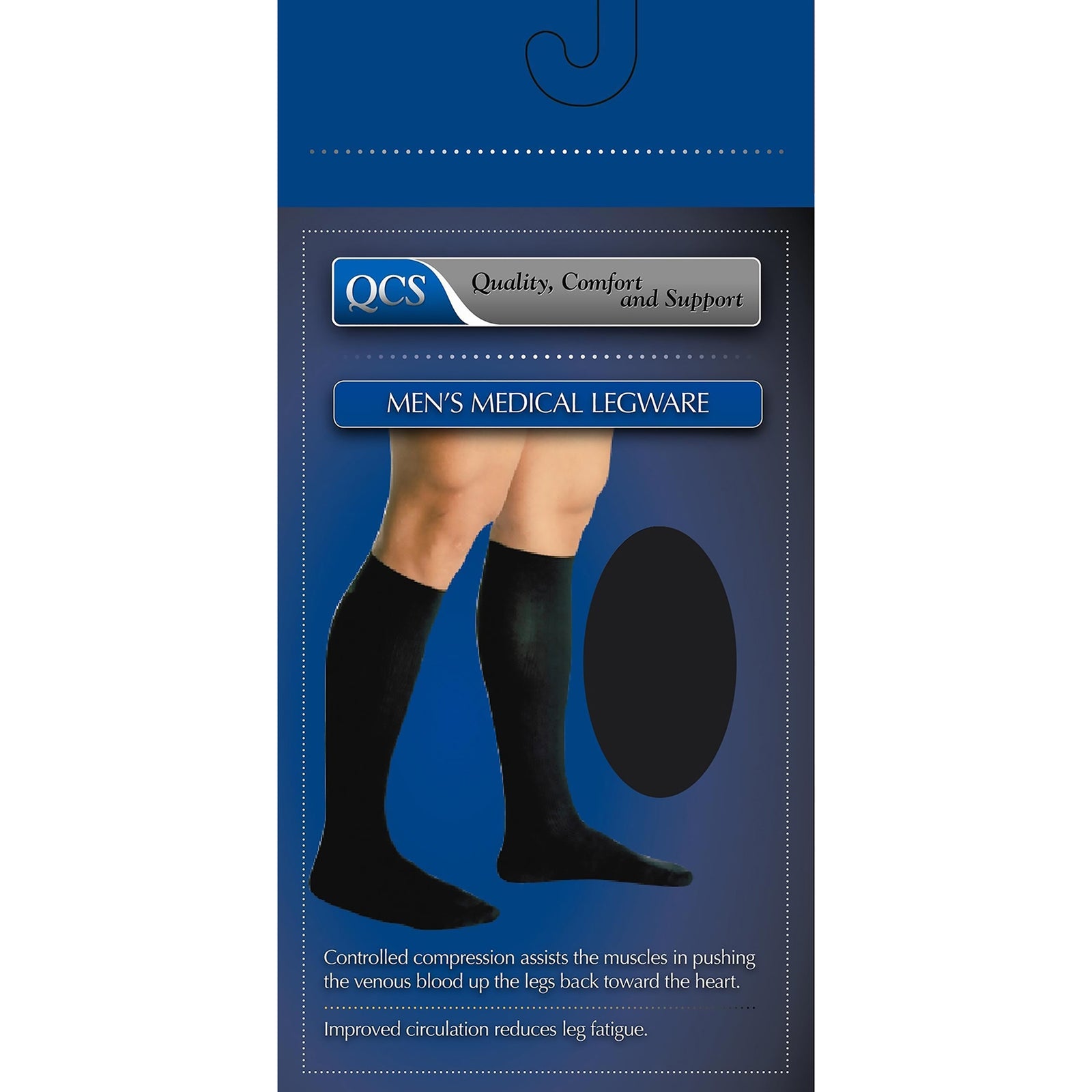 Loving Comfort® Compression Socks Knee High X-Large Black