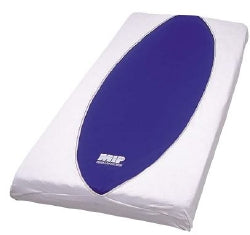 UltrKnit™ Fitted Bed Sheet 36" x 84" White with Green Hem