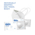 KN95 Face Mask | Individually Wrapped, Elastic Ear Loops - Bag of 10