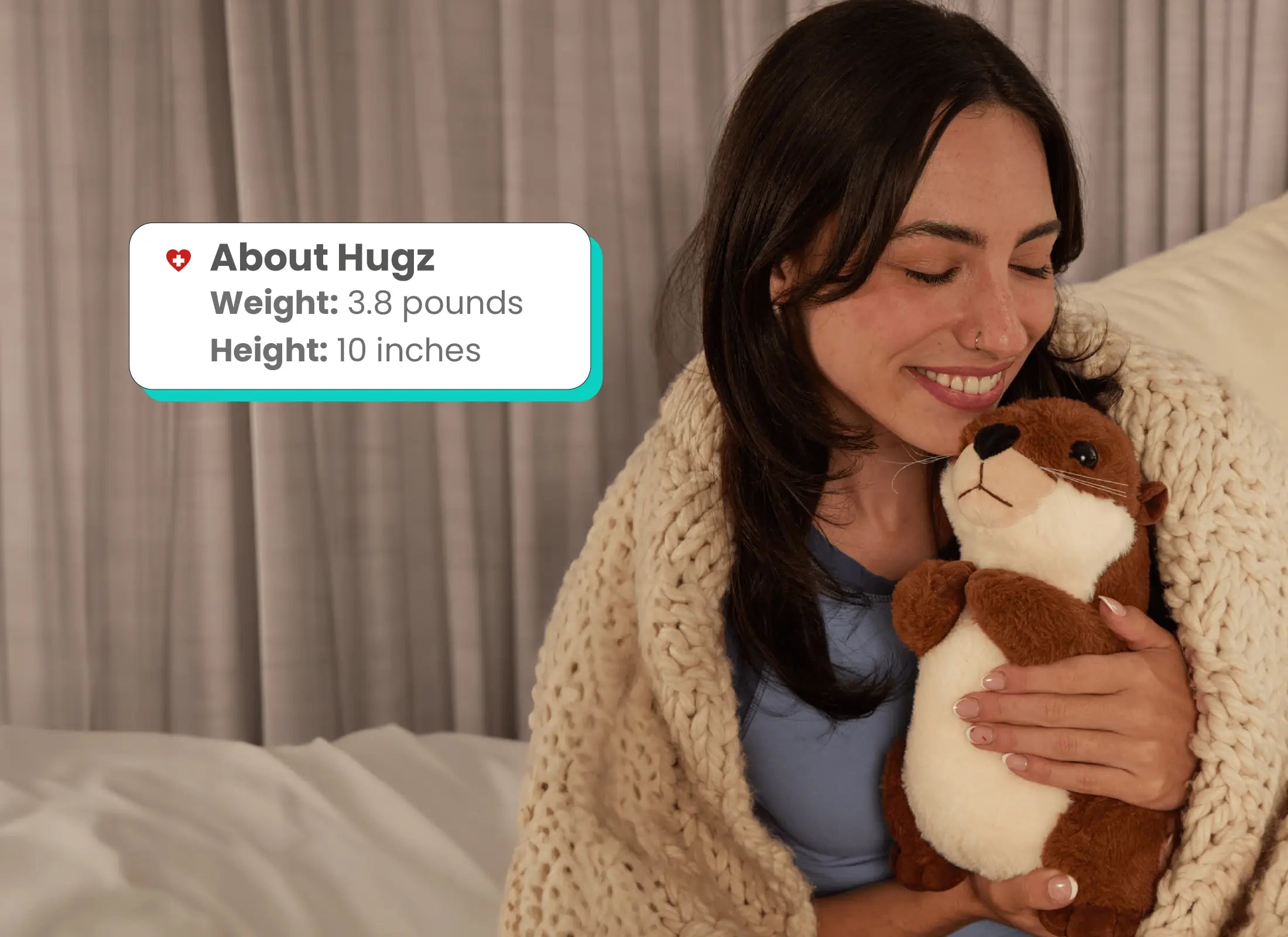 Hot And Cold Therapy Weighted Toy For Anxiety Relief by HUGZ