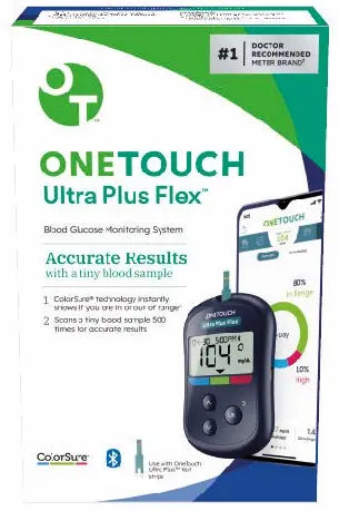 LifeScan OneTouch Ultra Plus Flex Blood Glucose Meter