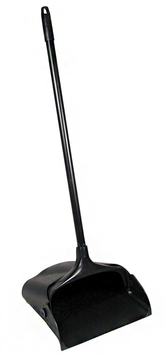 Lobby Pro® Upright Dust Pan 12.8 x 11.3 x 5 Inch Black