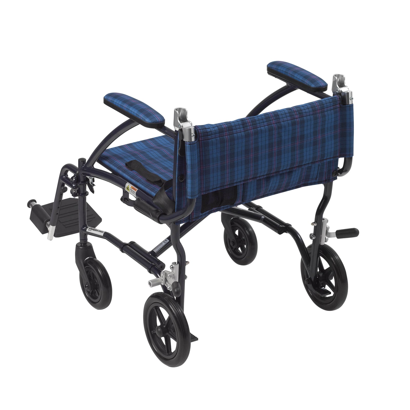Drive DeVilbiss Fly-Lite Transport Chair with 19 Inch Seat Width