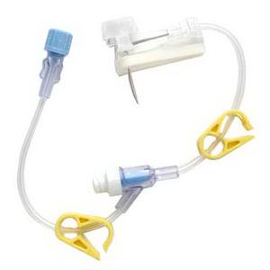 Smiths ASD Gripper Plus Safety Needle with Split Septum Y-Site, 20G x 1" L, Latex-Free
