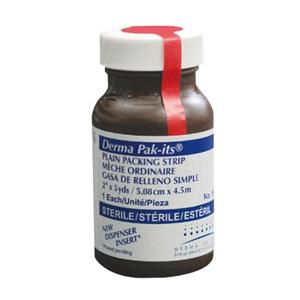 GENTELL Pak-Its Plain Gauze Packing Strip Delivery System, 2 in x 5 yd