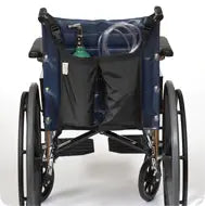 Maddak Wheelchair Oxygen Tank Holder, 26" Black