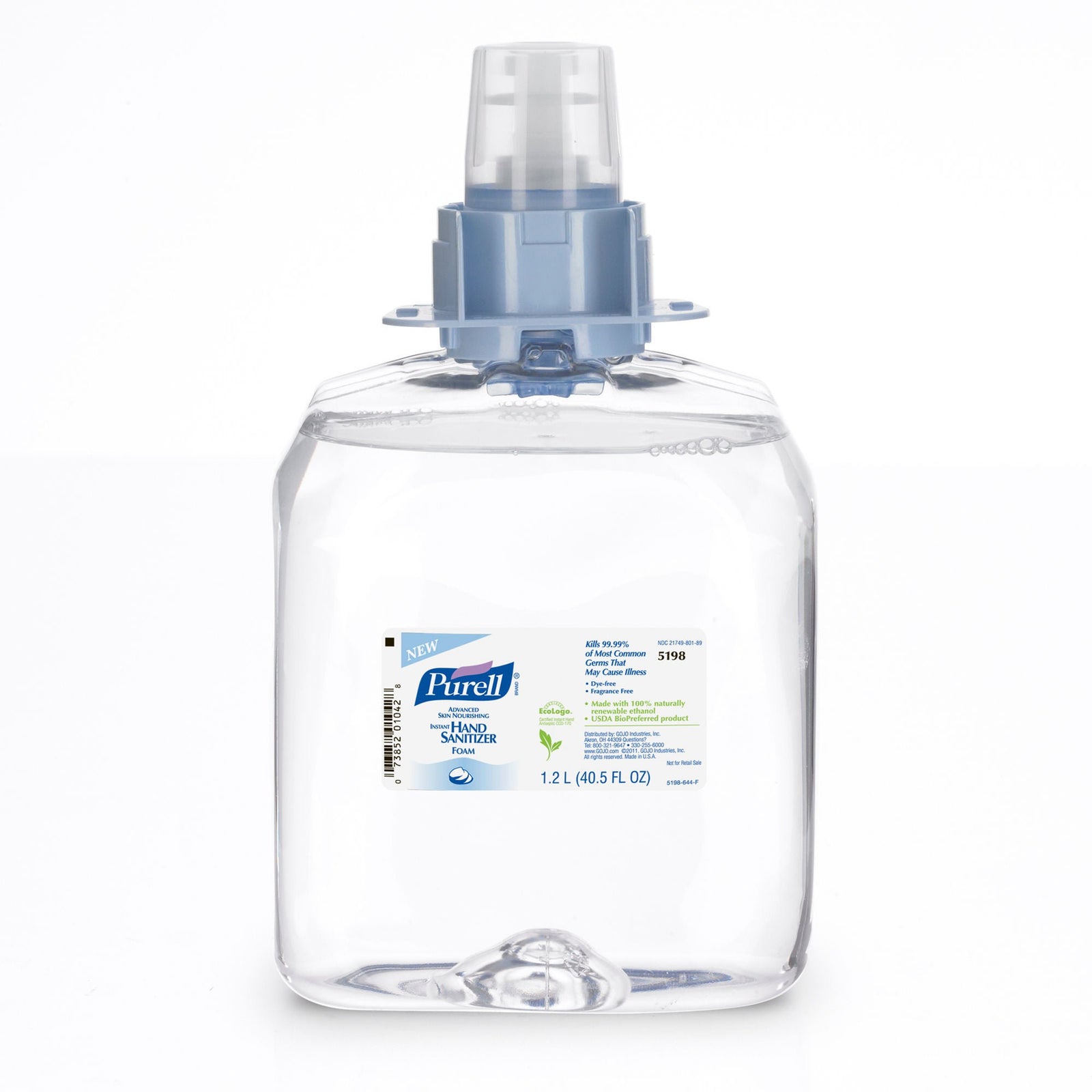 GOJO PURELL Advanced Skin Nourishing Hand Sanitizer Foam Refill, 1.2 L