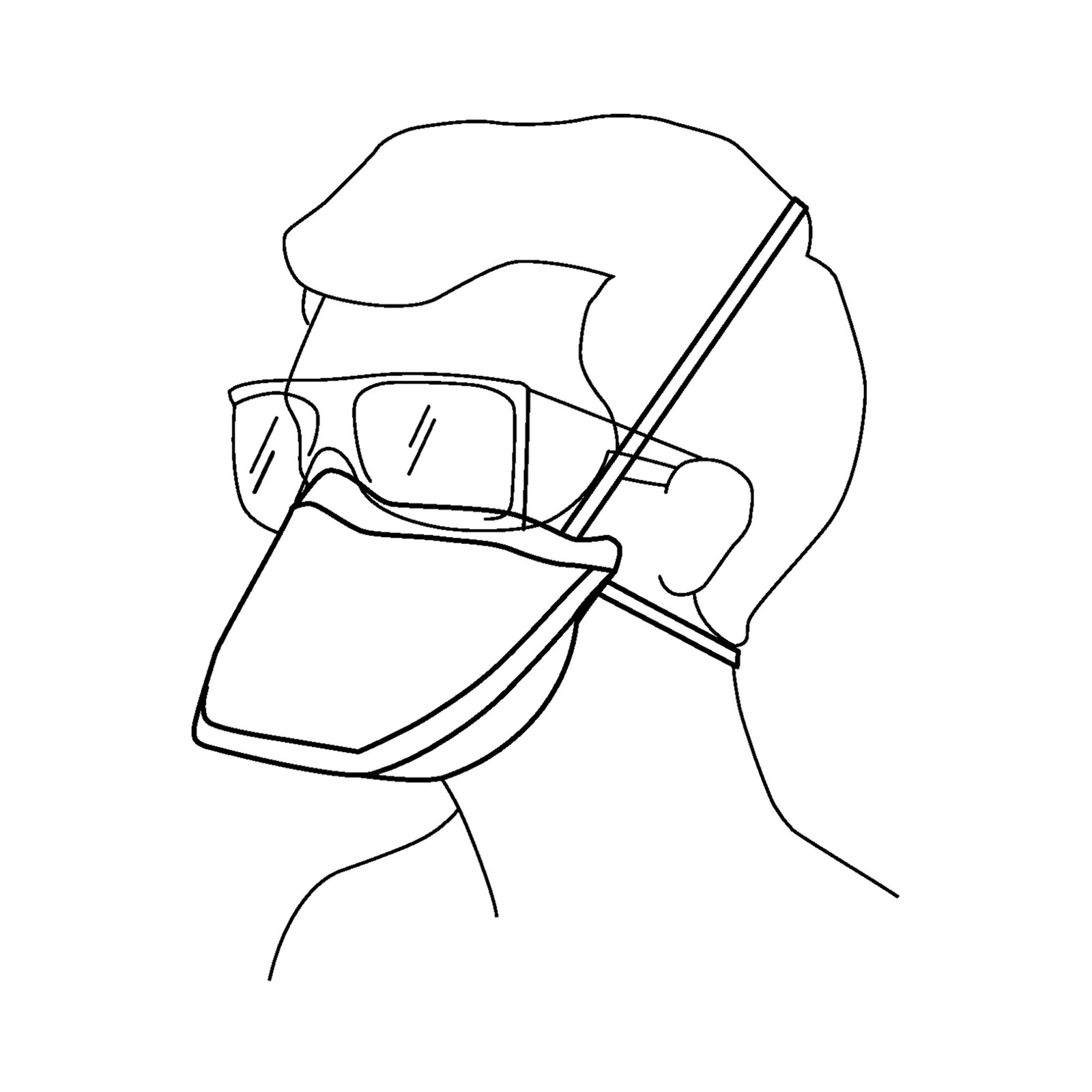 O&M Halyard Medical N95 Particulate Respirator Surgical Mask