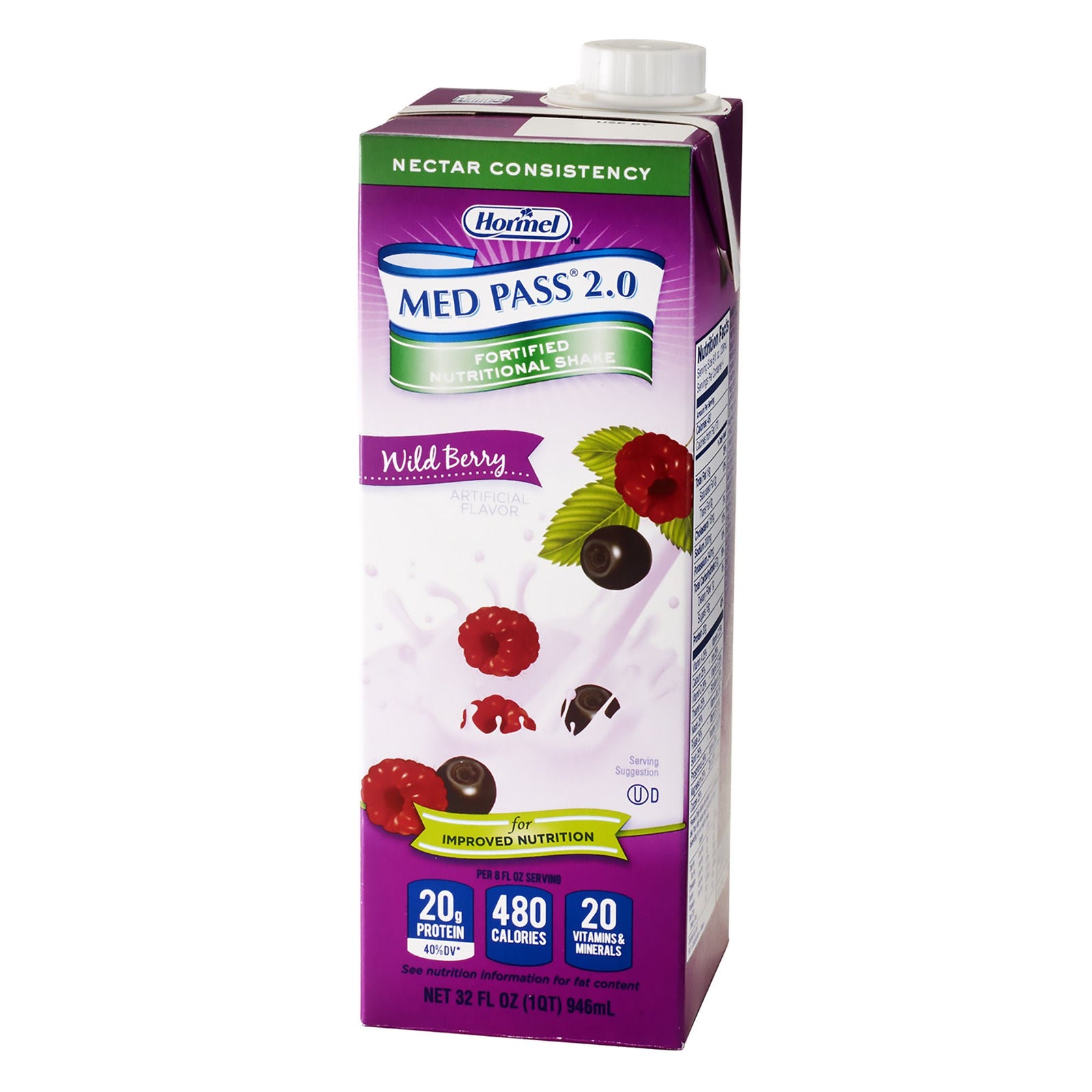 Hormel Med Pass Wild Berry Beverage 32 oz