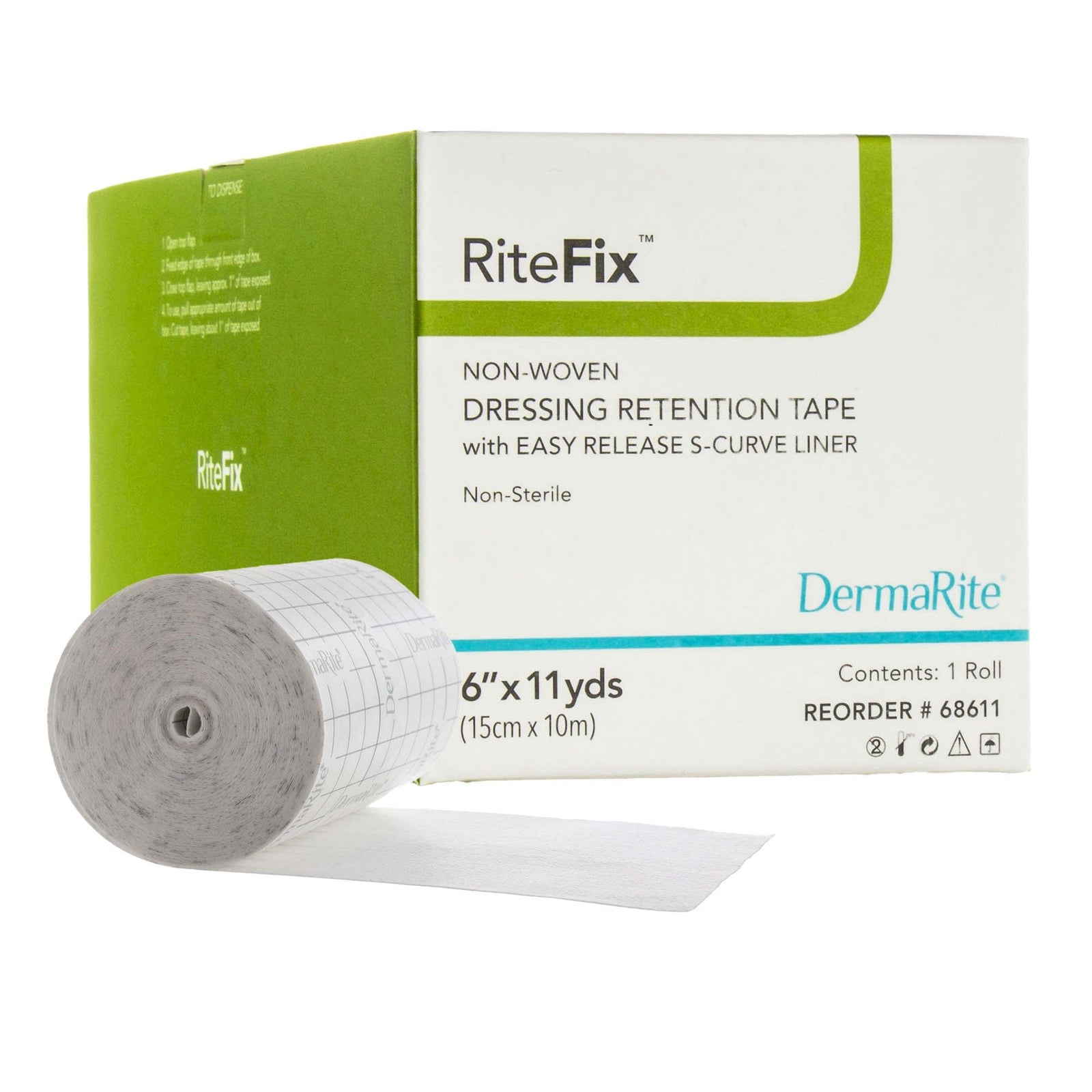 DermaRite RiteFix Non-Woven Dressing Retention Tape