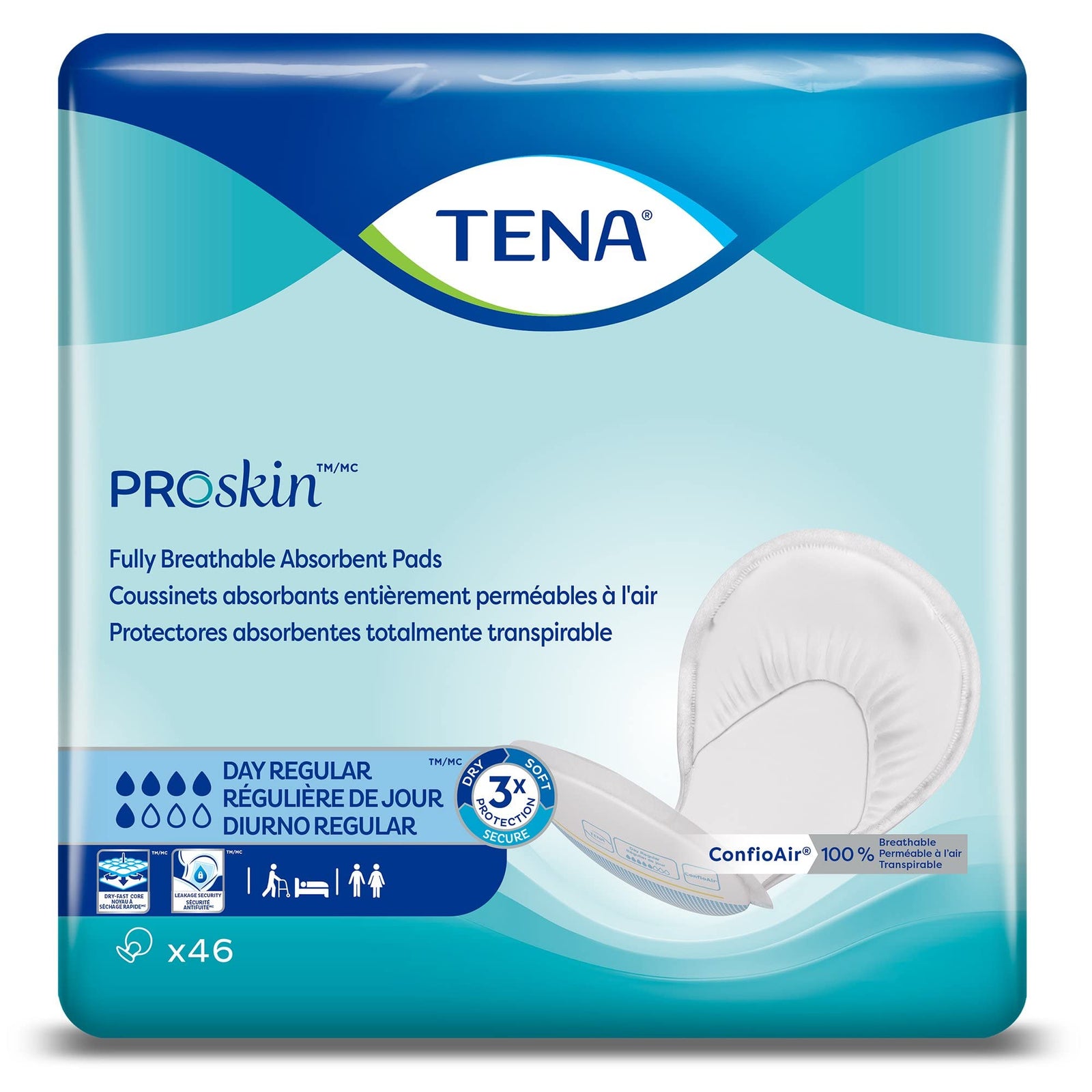 TENA Regular Day Pad, 24" Long