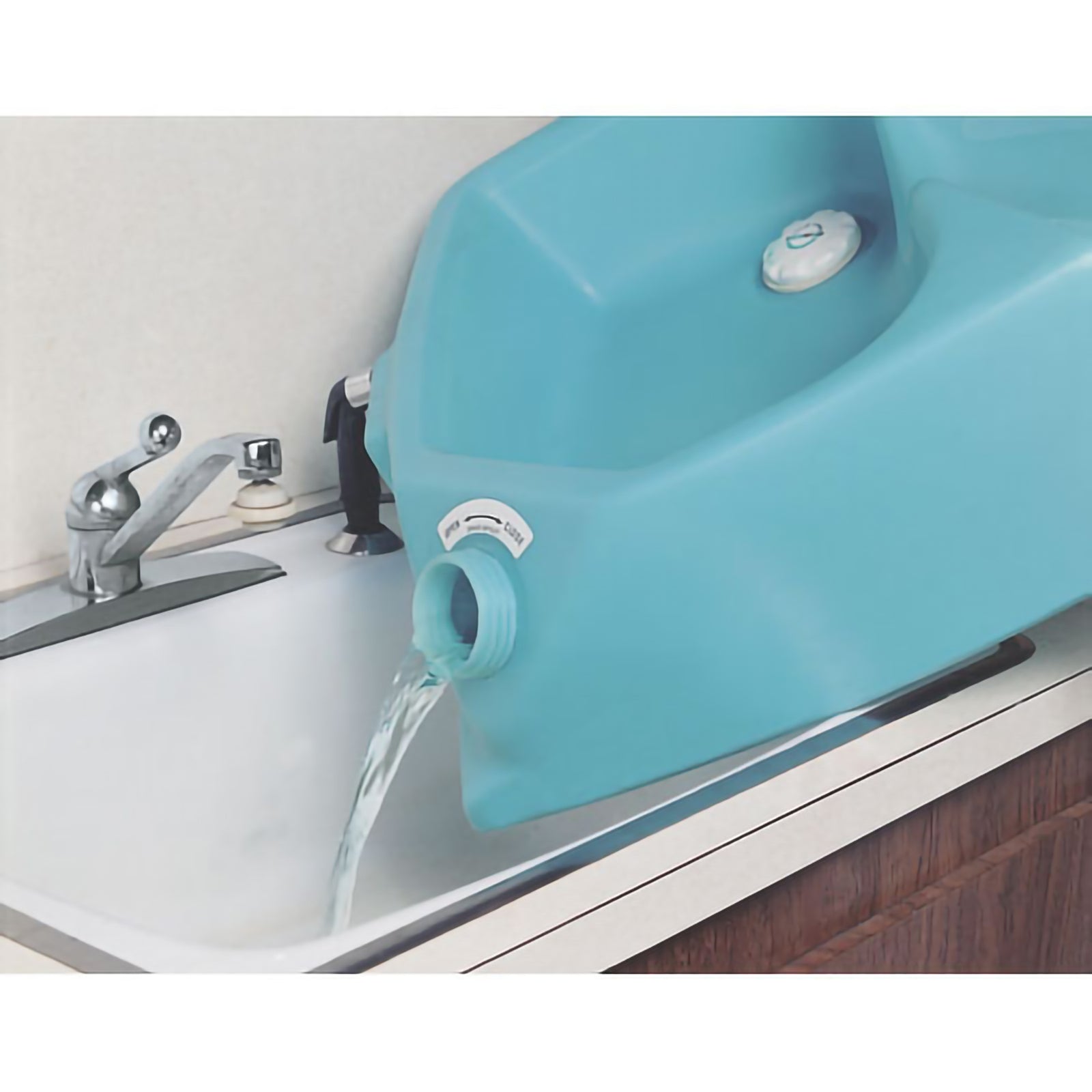 Green Shampoo Basin 8 x 24 x 24 Inch