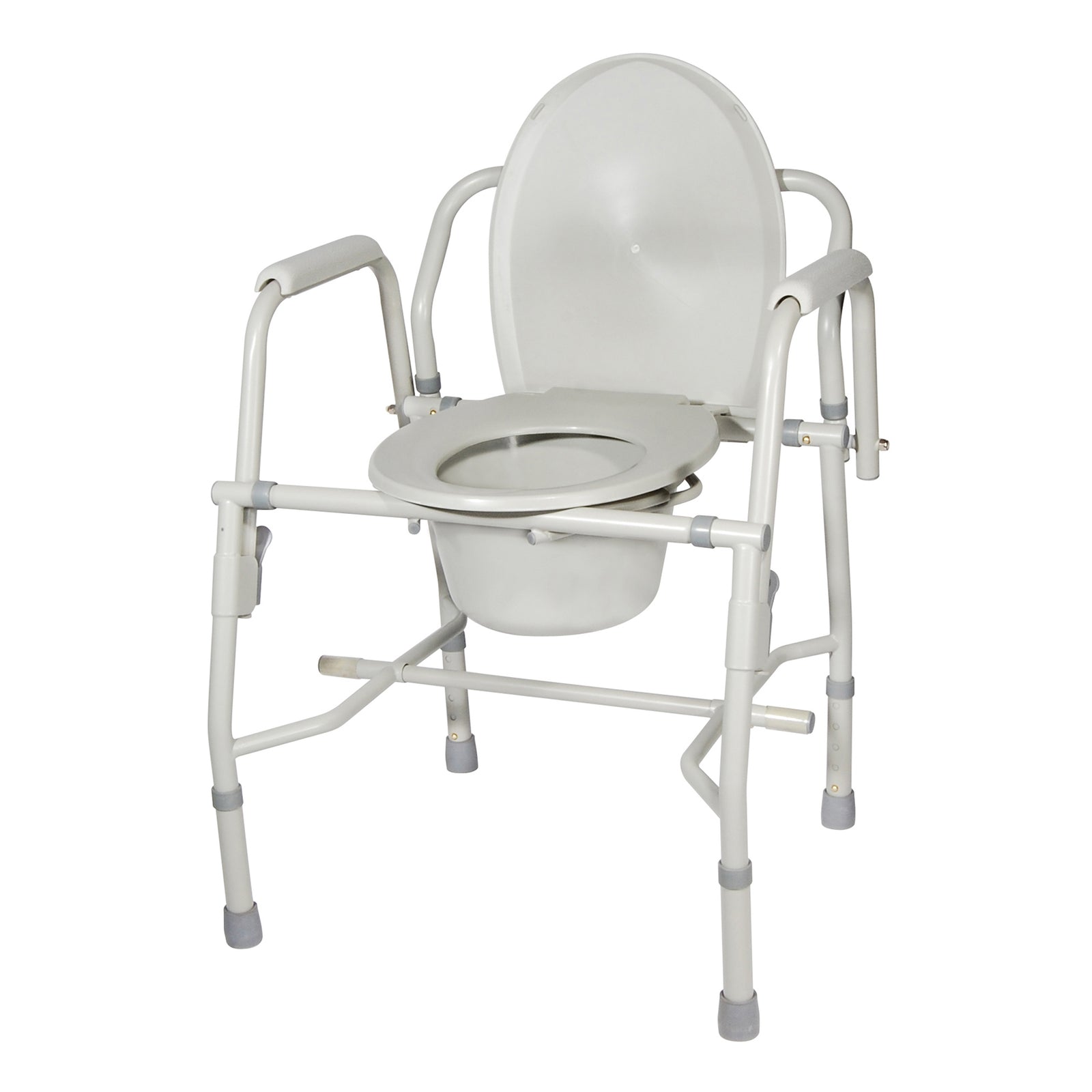 DRIVE DEVILBISS Steel Drop-Arm Commode