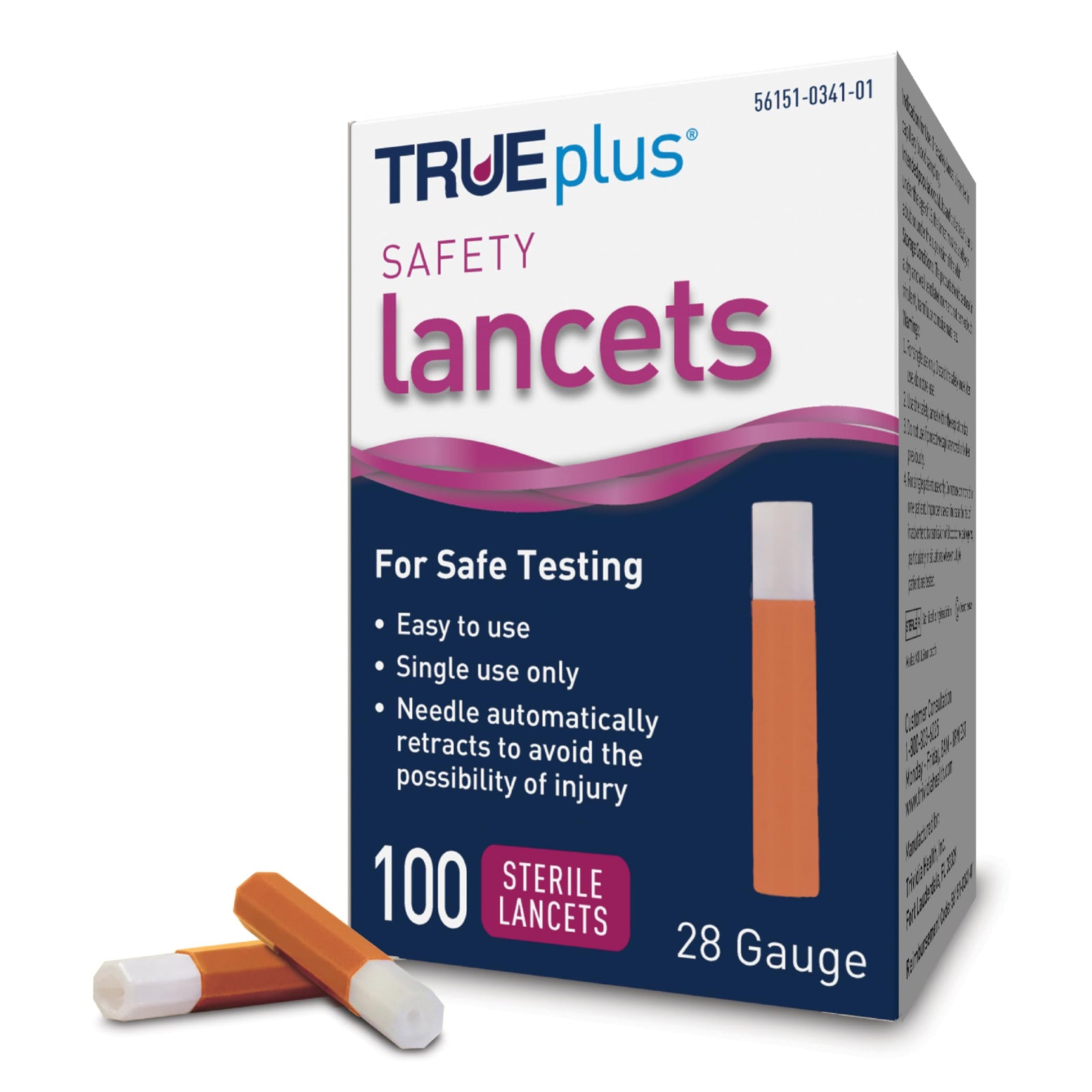 Trividia Health 28G Sterile Safety Lancets