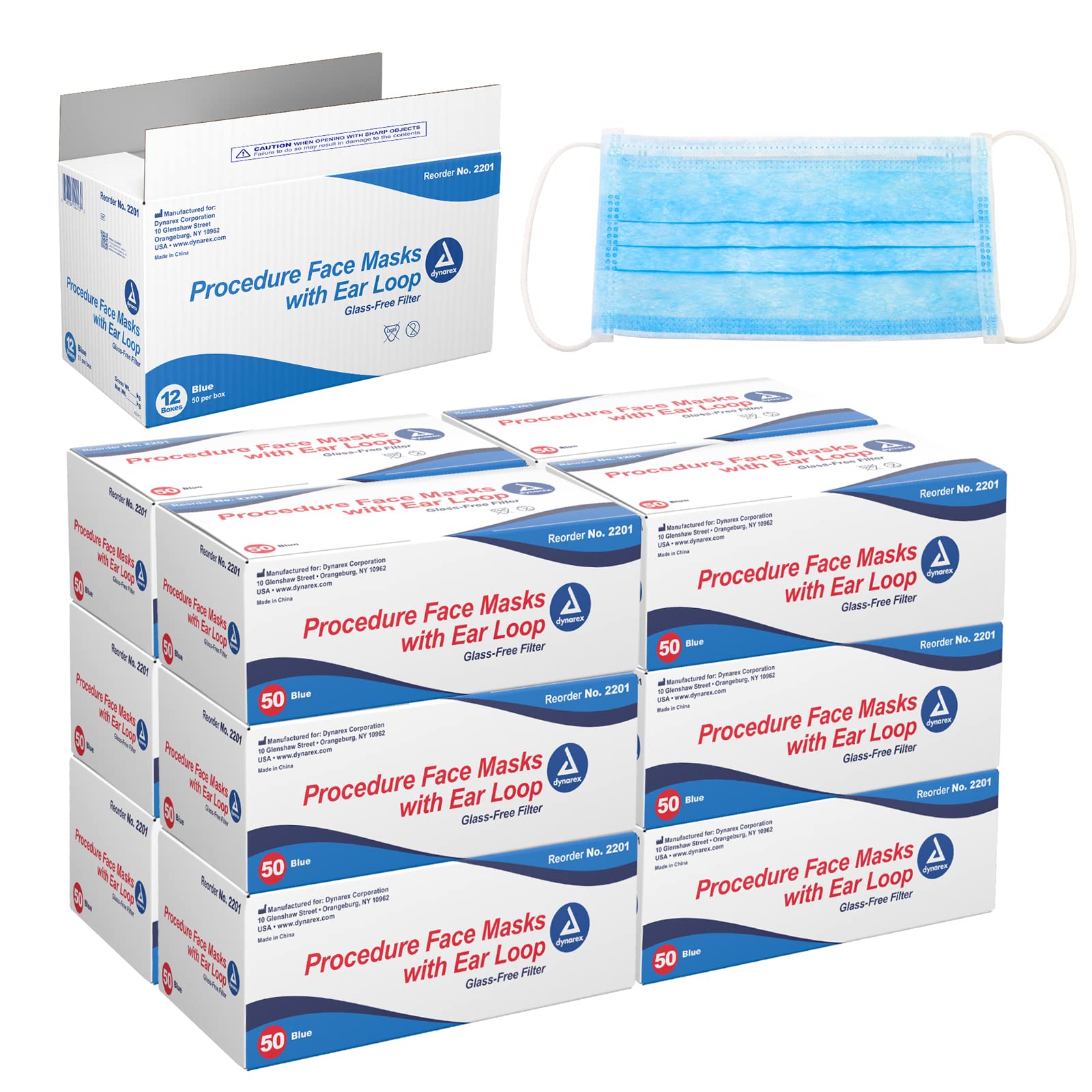 Dynarex Paper Face Mask - Box of 100