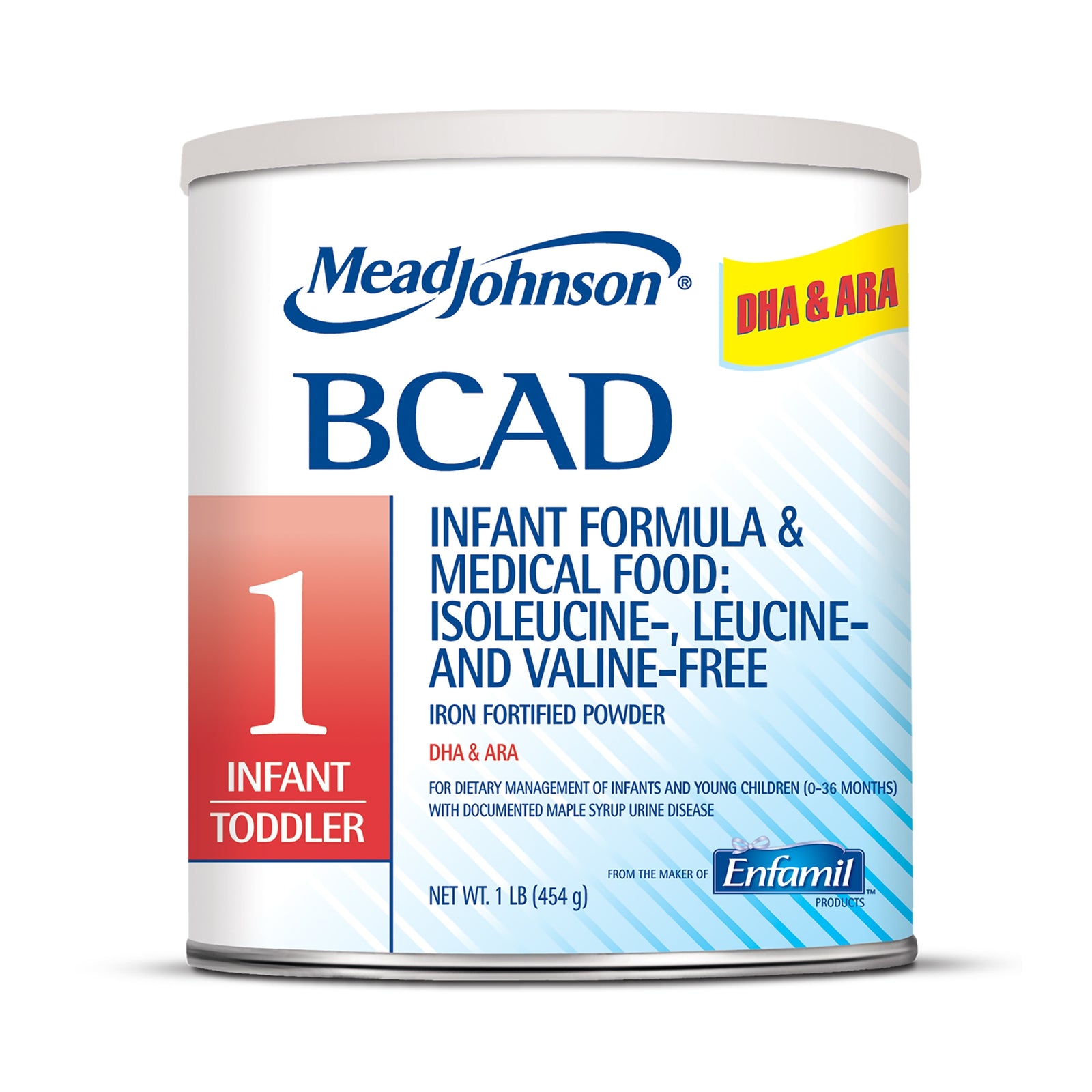 BCAD® 1 Pediatric Oral Supplement Powder for MSUD - 1 lb. Can