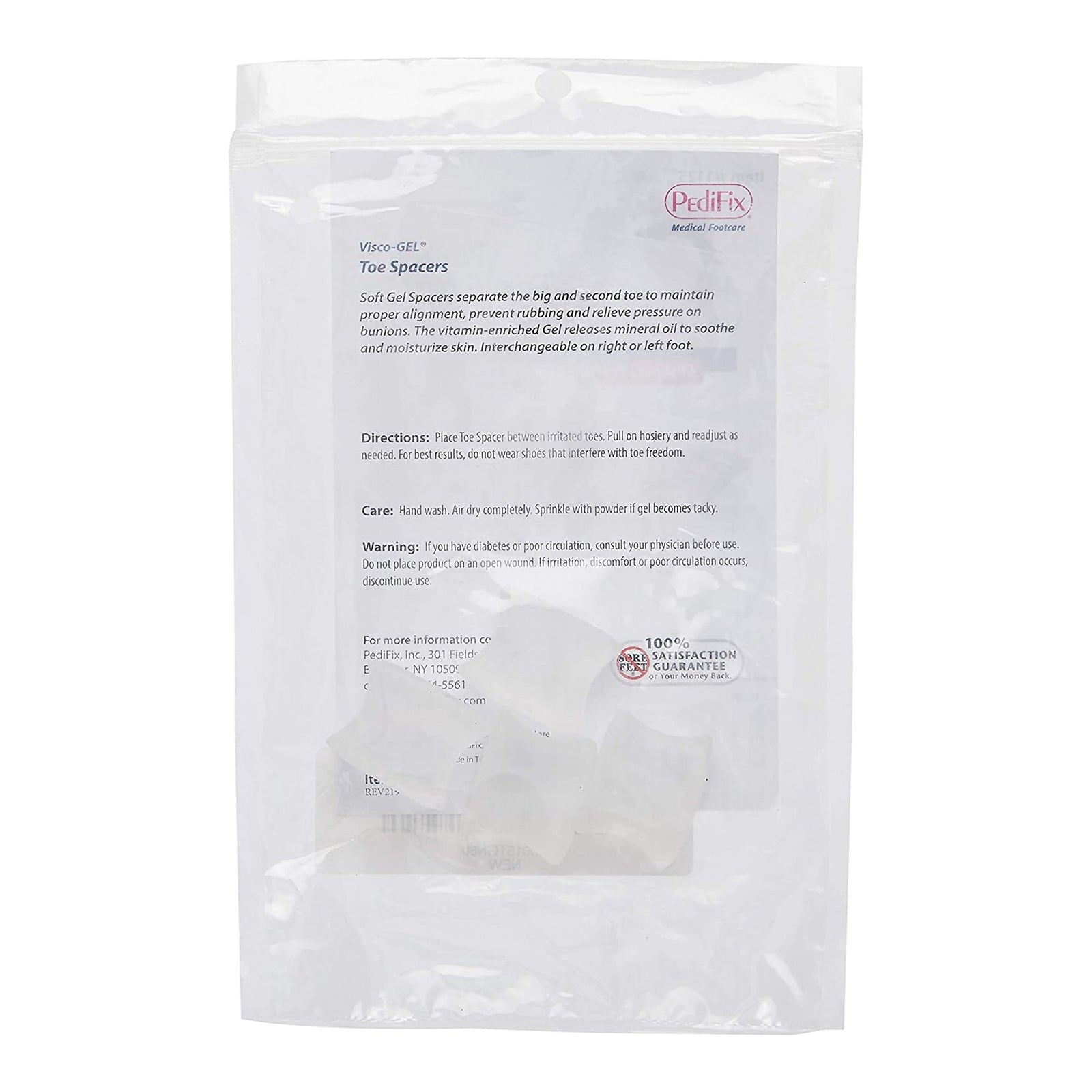 Visco-GEL® Medium Toe Spacer Without Fastening