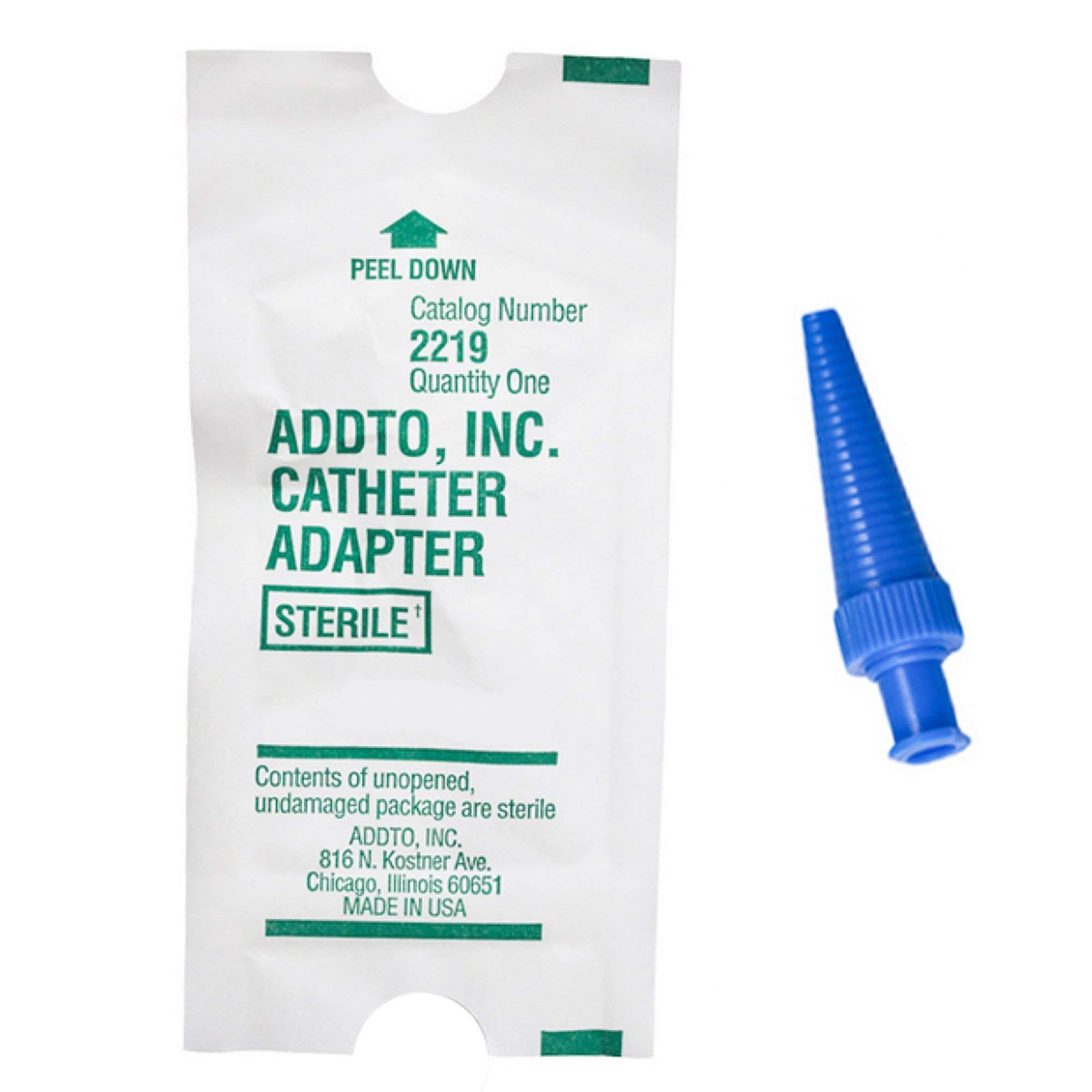 Addto Inc Catheter Syringe Adapter 11/32" Length