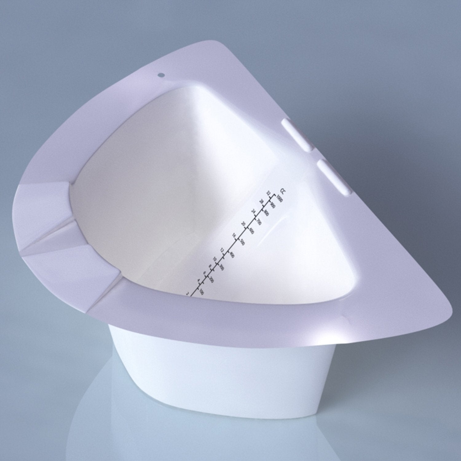 Dynarex Nuns Cap Specimen Collection Container, White