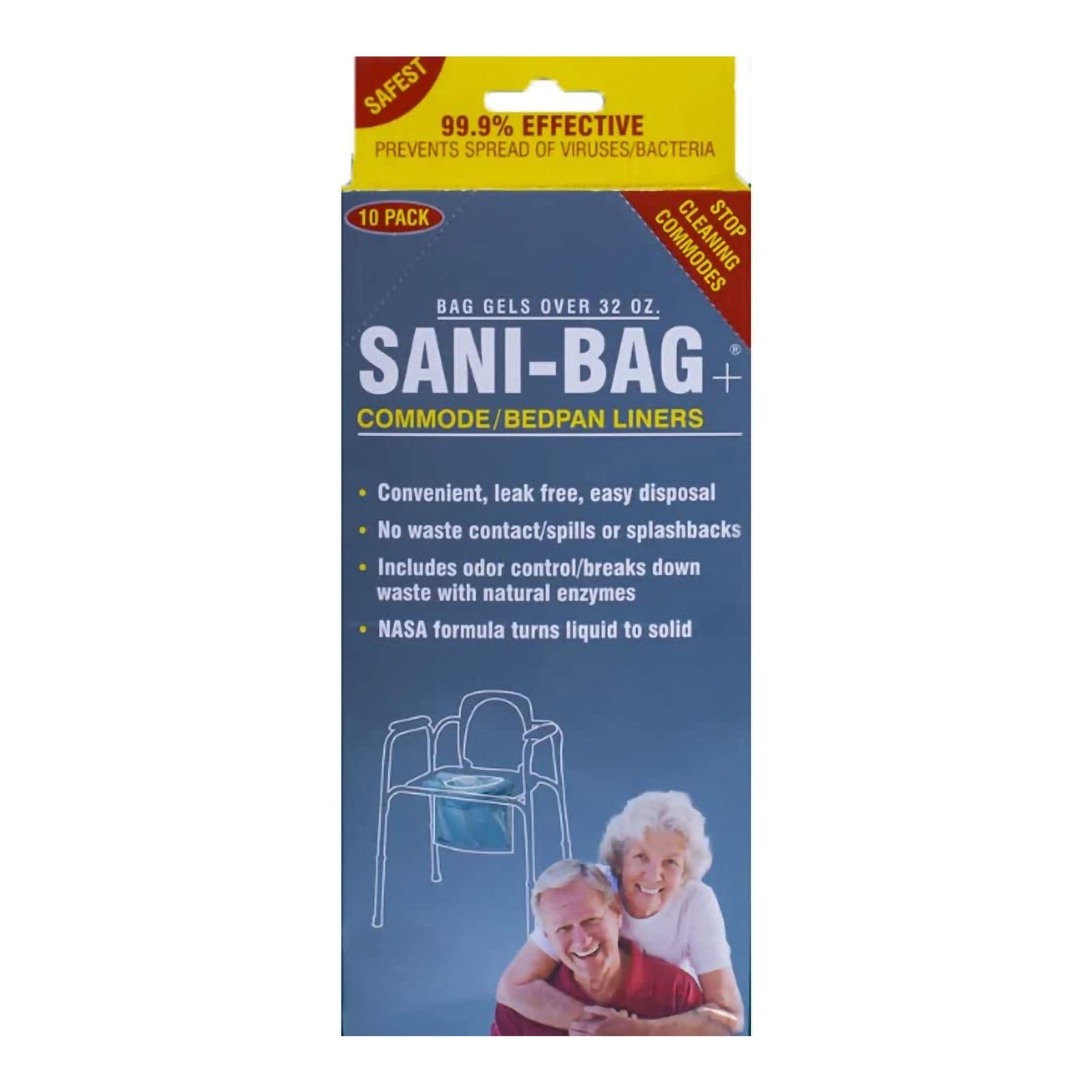 Phillips Environmental Sani-Bag+ Commode/Bedpan Liners