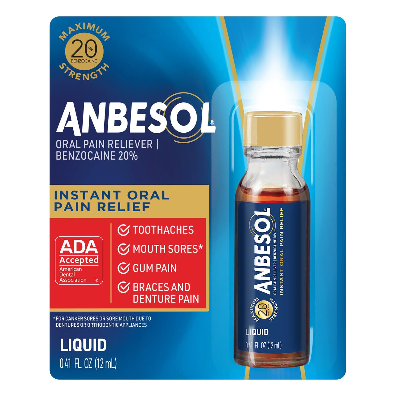 Anbesol Maximum Strength Oral Pain Relief