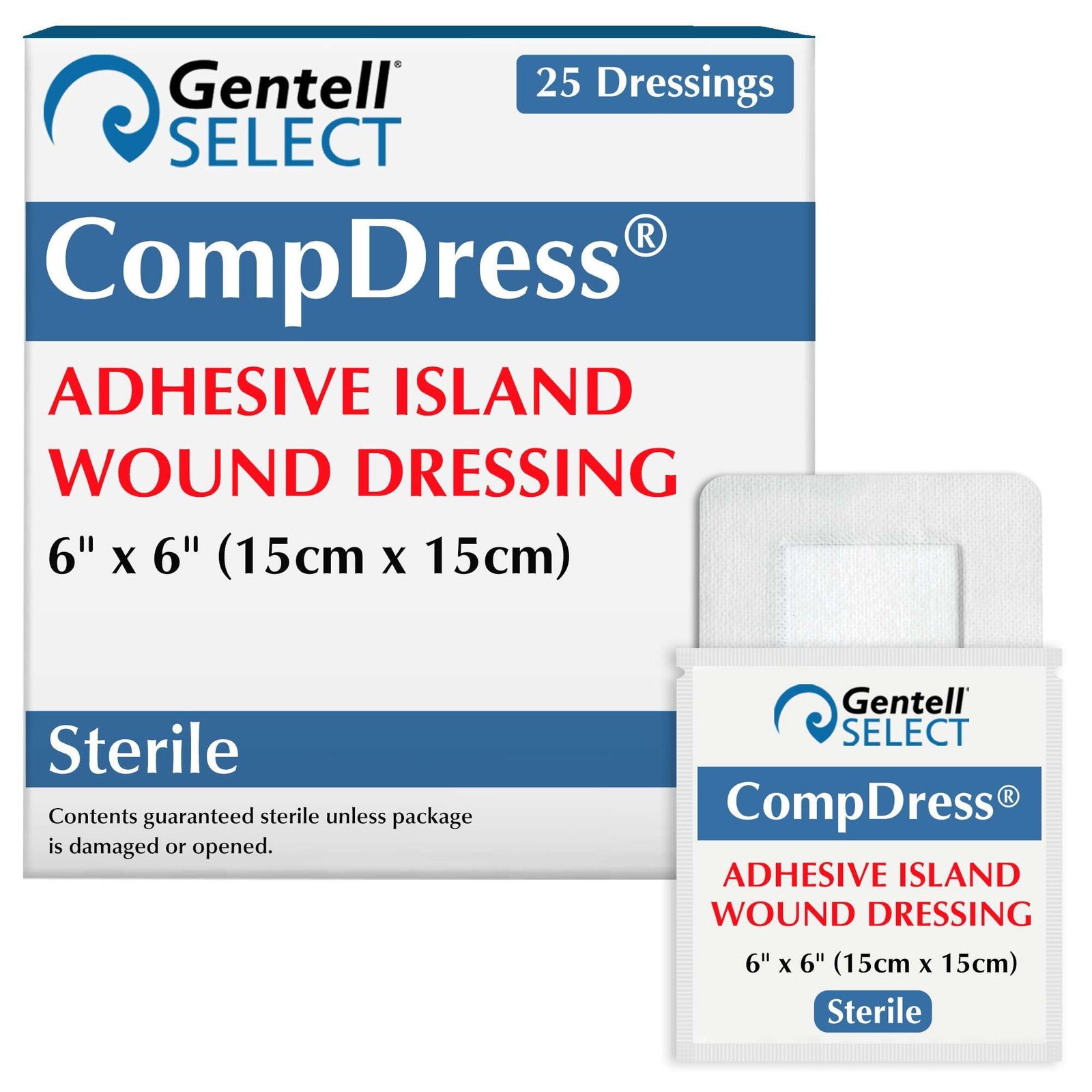 Integra LifeSciences Compdress Island Dressing 6" x 6"