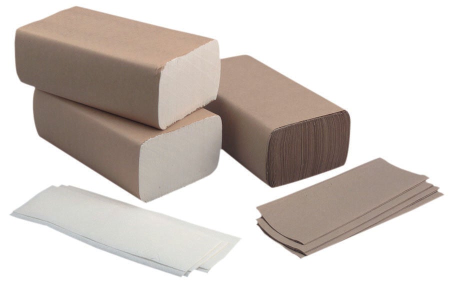 Saalfeld Multifold Paper Towels, White