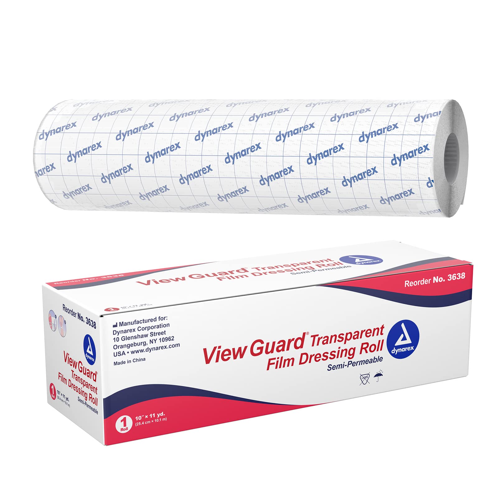 Dynarex Clear Surgical Tape - Transparent Medical Adhesive