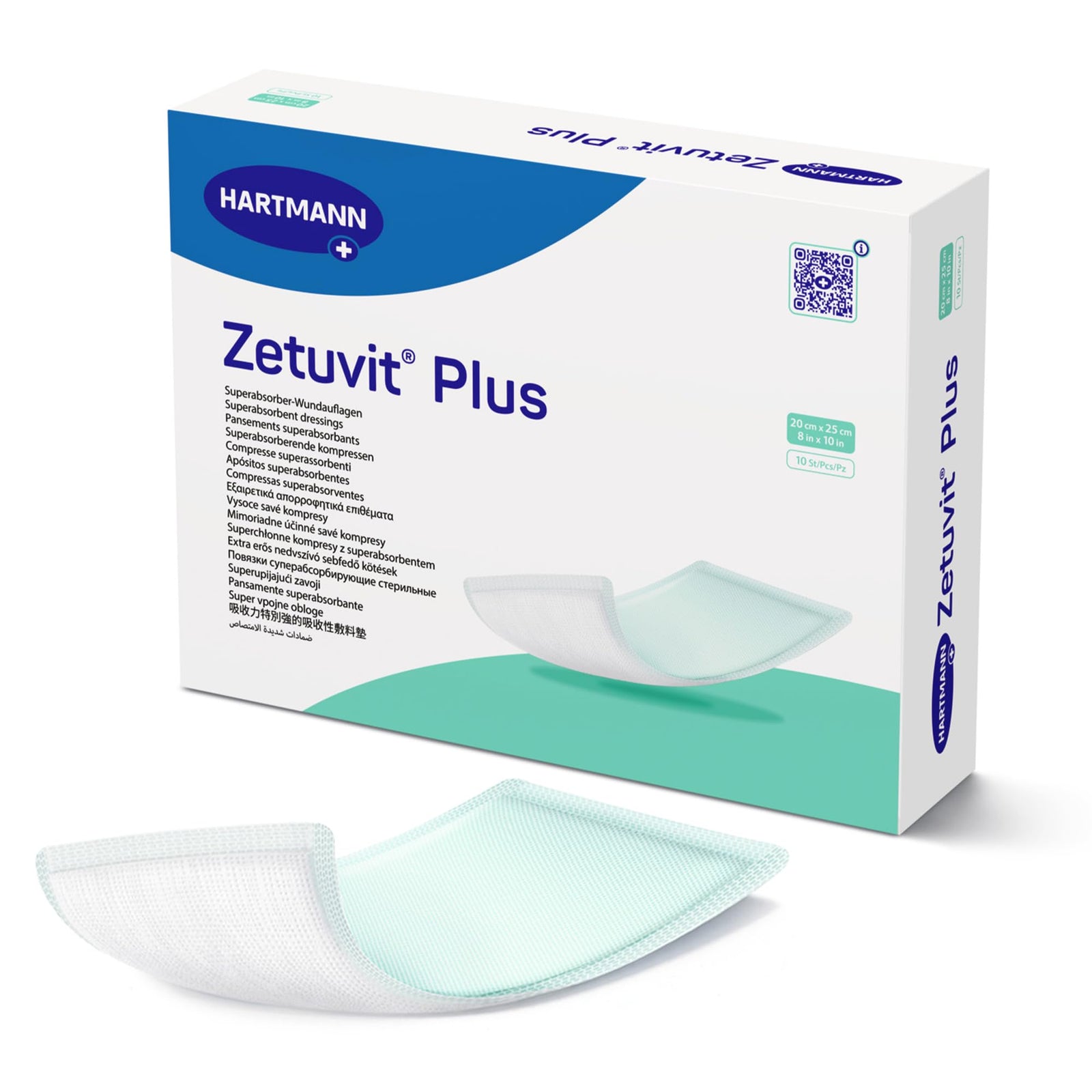 Hartmann Zetuvit Plus Non-Border Superabsorbent Wound Dressing