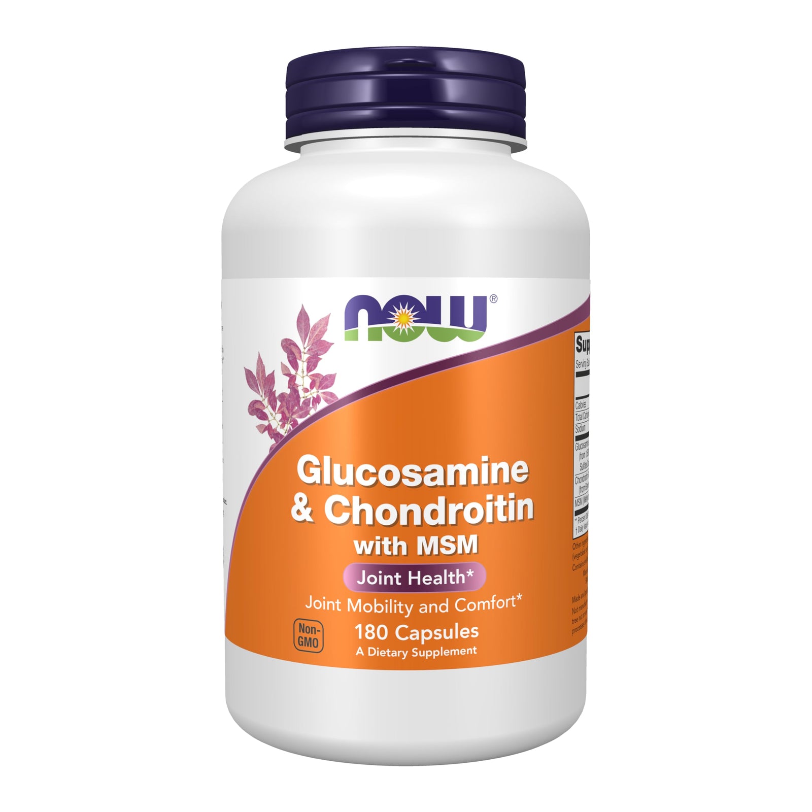 NOW Foods Glucosamine 500mg Chondroitin 400mg MSM V-Caps