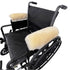 Sheepskin Ranch Sheepskin Wheelchair Armrest Cover, 9-1/2" x 5", Beige