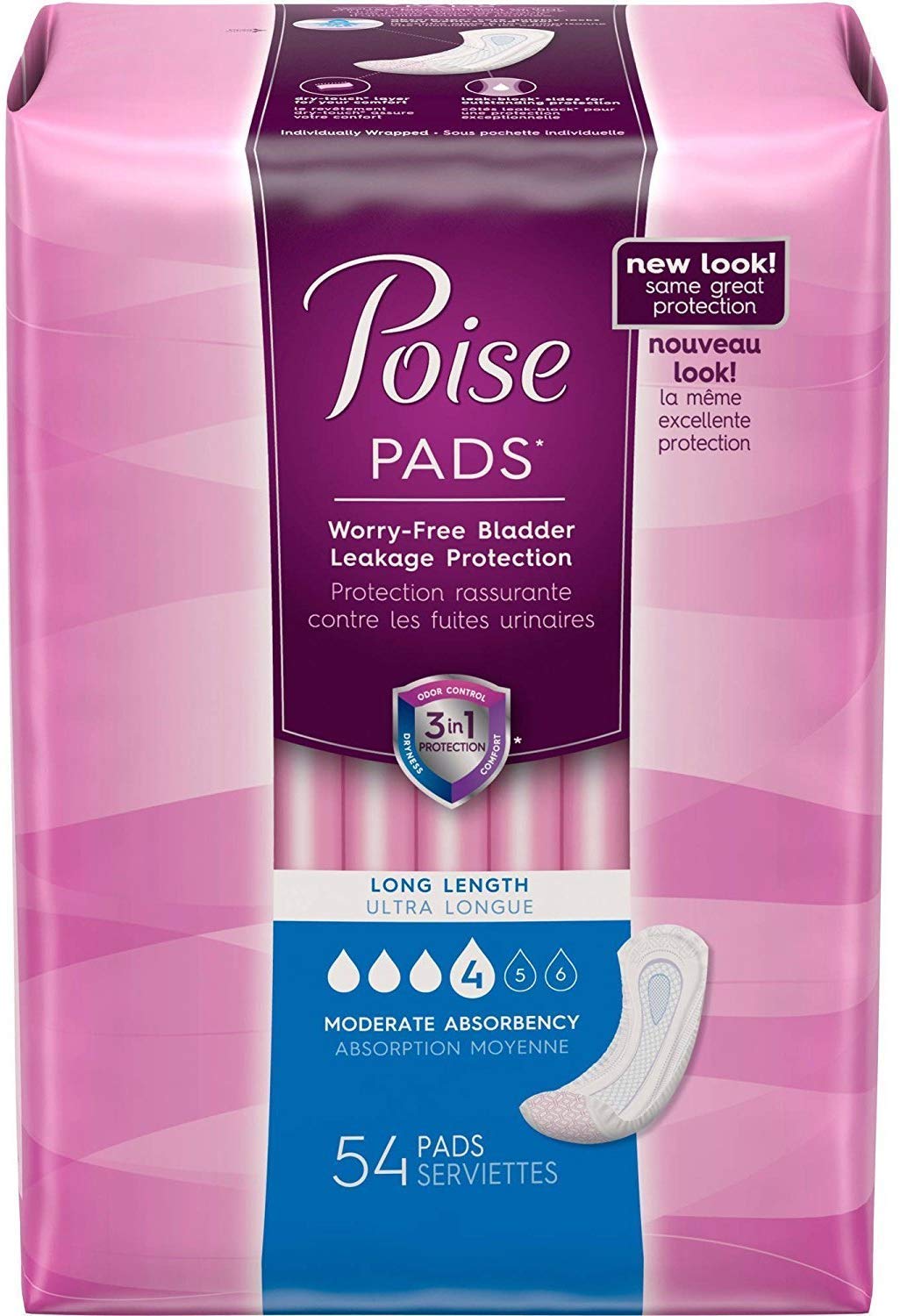 Poise Moderate Long Pads 12.4"