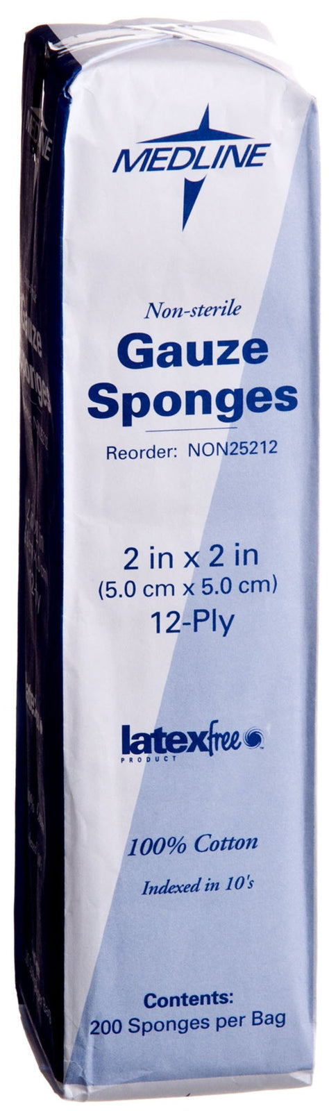 Medline USP Type VII Nonsterile Gauze Sponge 2 inch