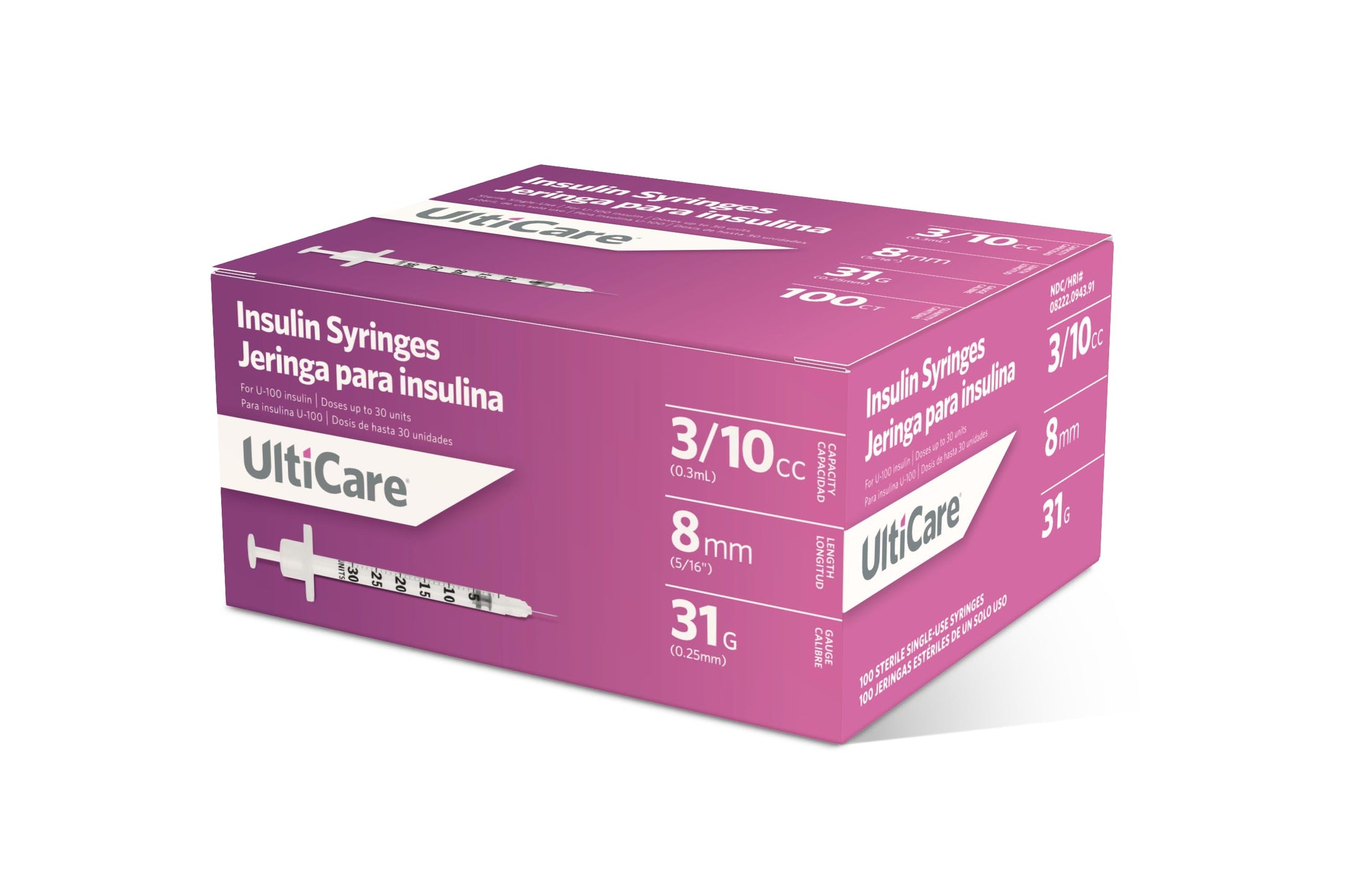 UltiGuard Safe Pack Mail-Back Pen Needles