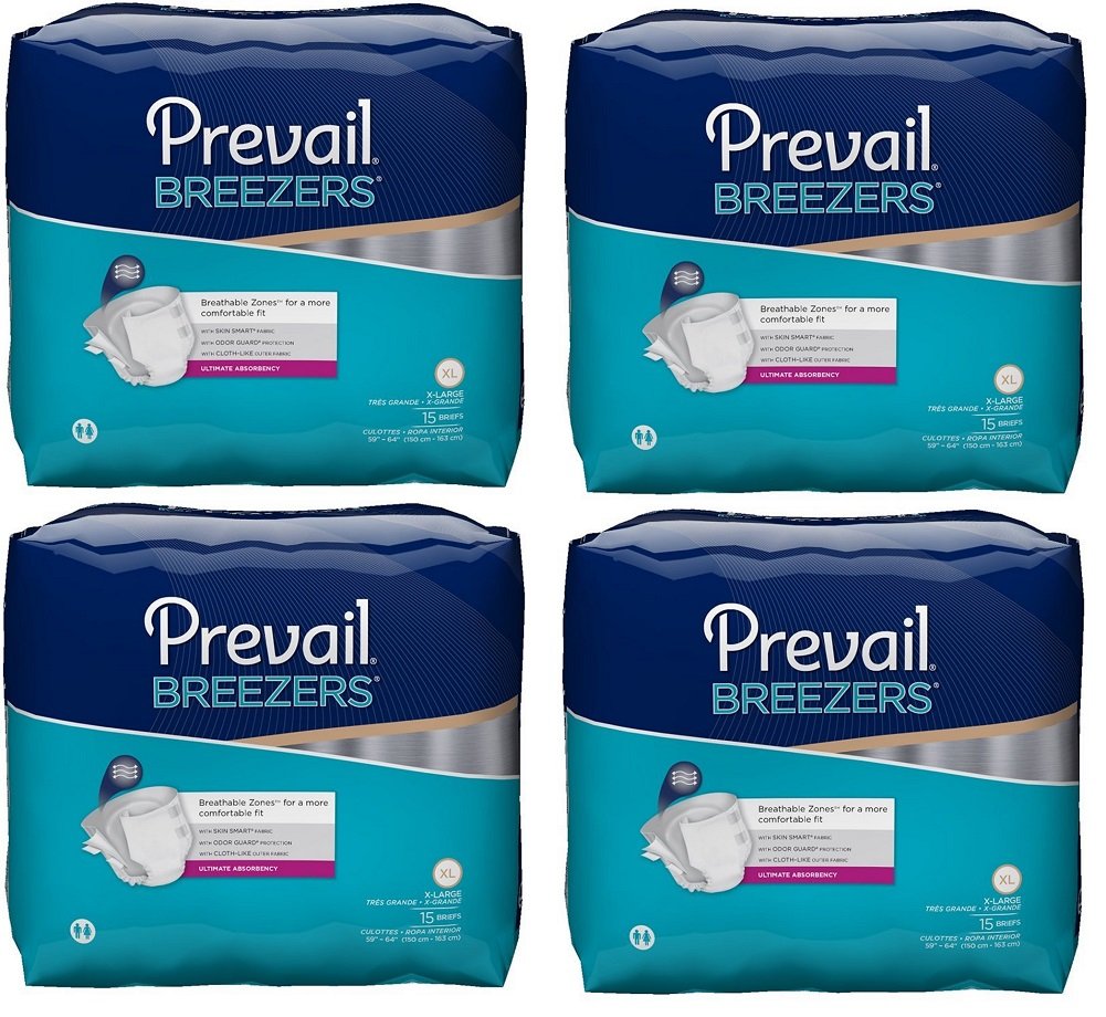 Prevail Breezer Adult Incontinence Briefs