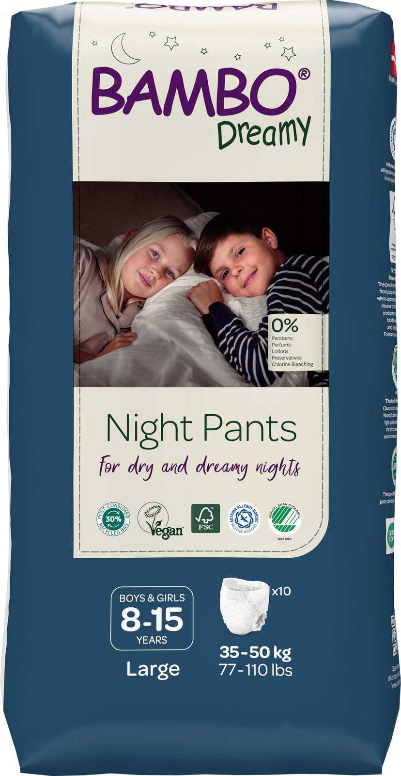 Abena Dreamy Night Pants for Girls 8-15 Years