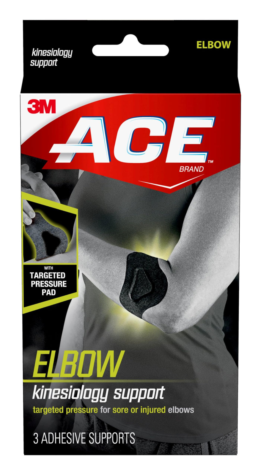 3M ACE Elbow Kinesiology Support Tape