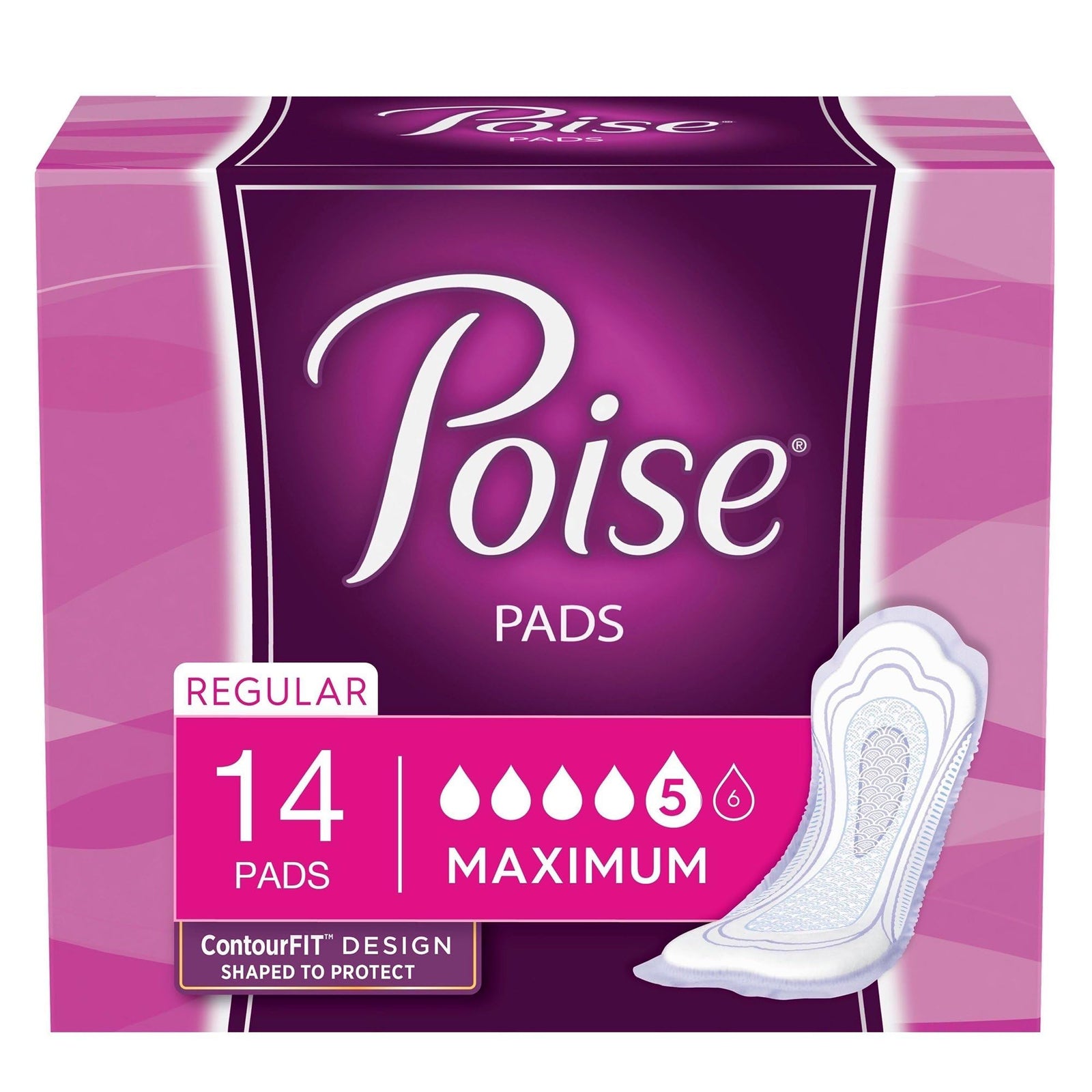 Poise Ultra Incontinence Pads with Side Shields
