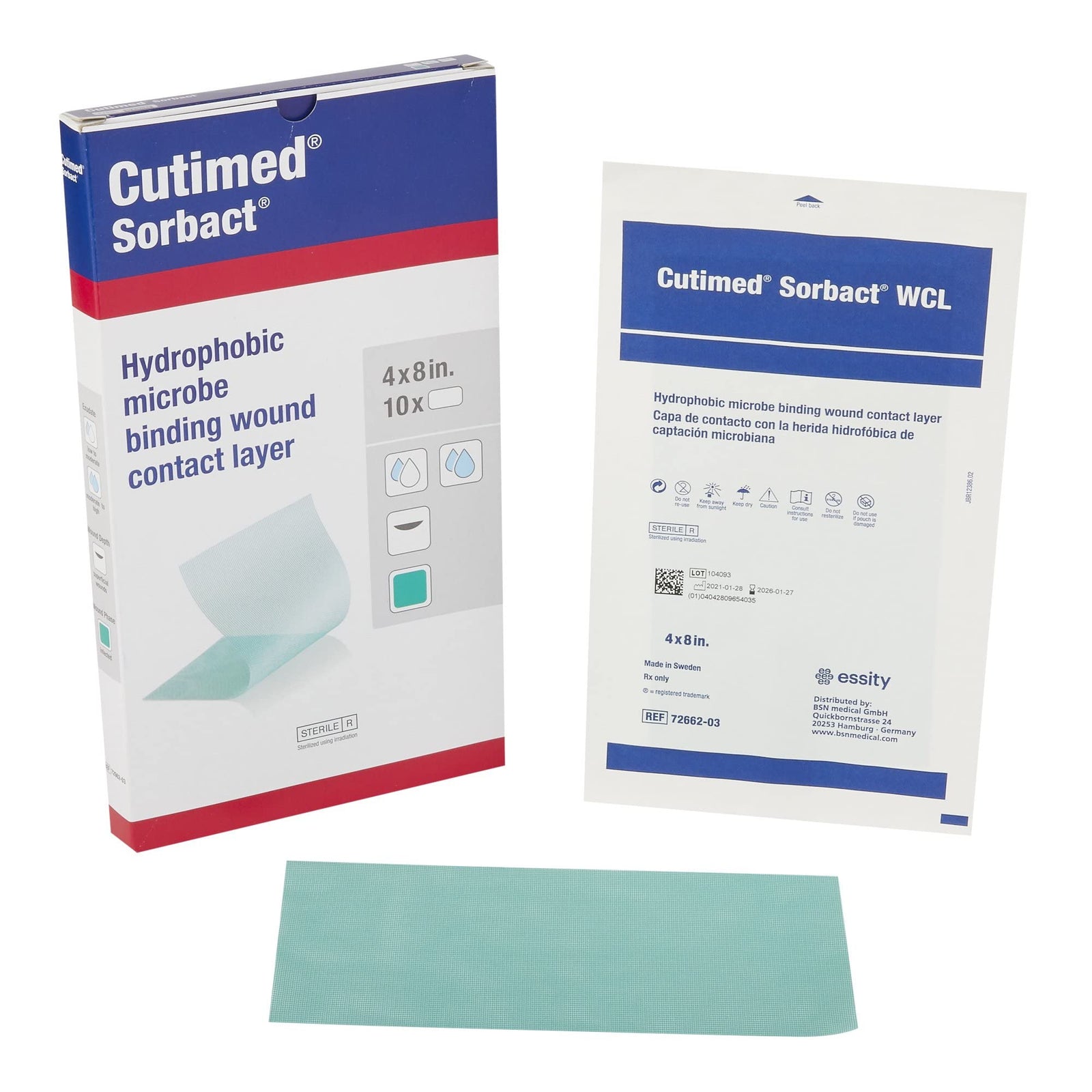 BSN Jobst Sorbact Antimicrobial Wound Dressing