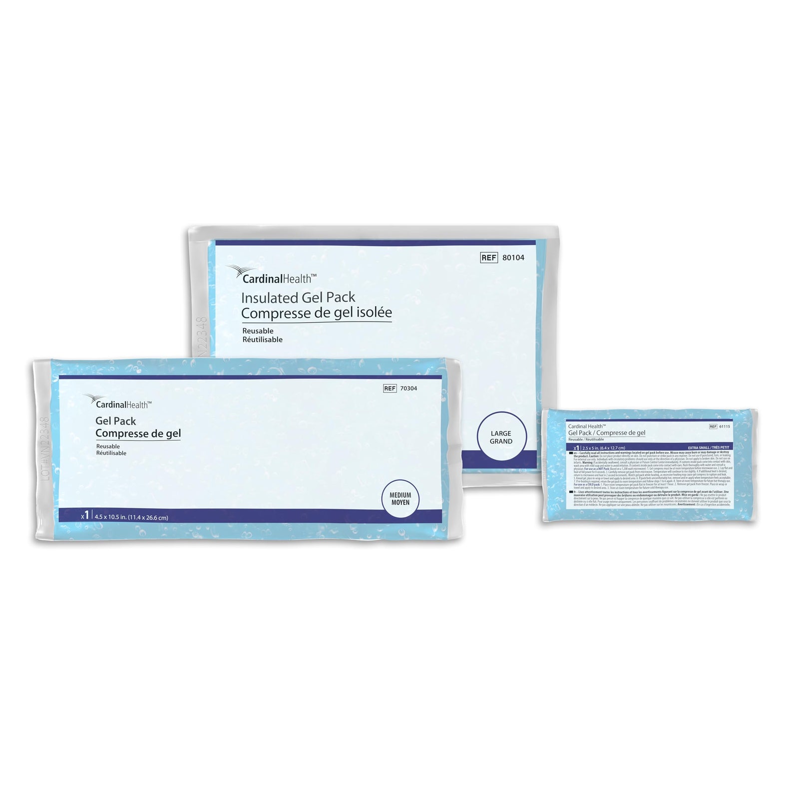 Cardinal Health Reusable Hot/Cold Gel Pack — Multiple Sizes Available