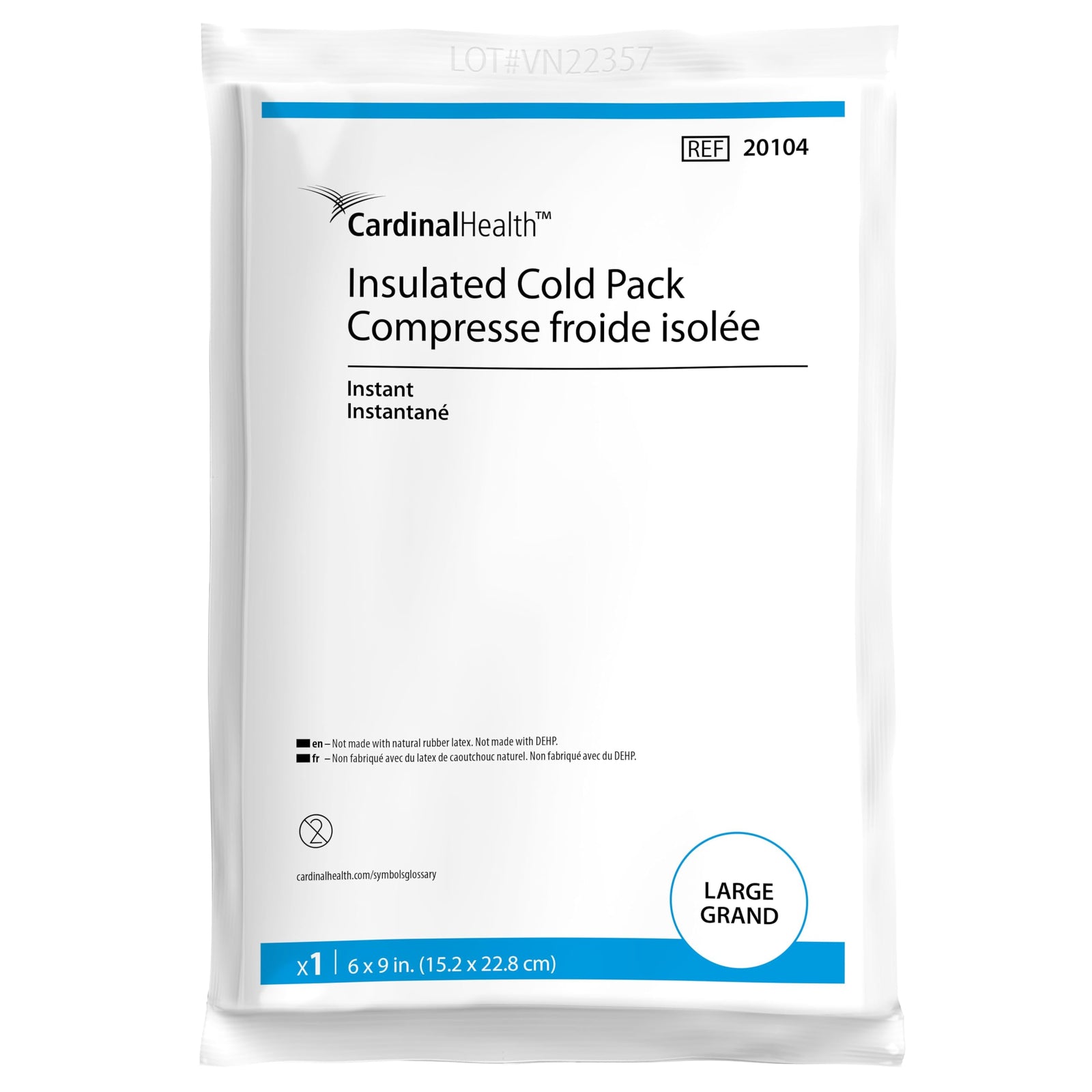 Cardinal Health Instant Hot and Cold Packs, Large 6" x 9"