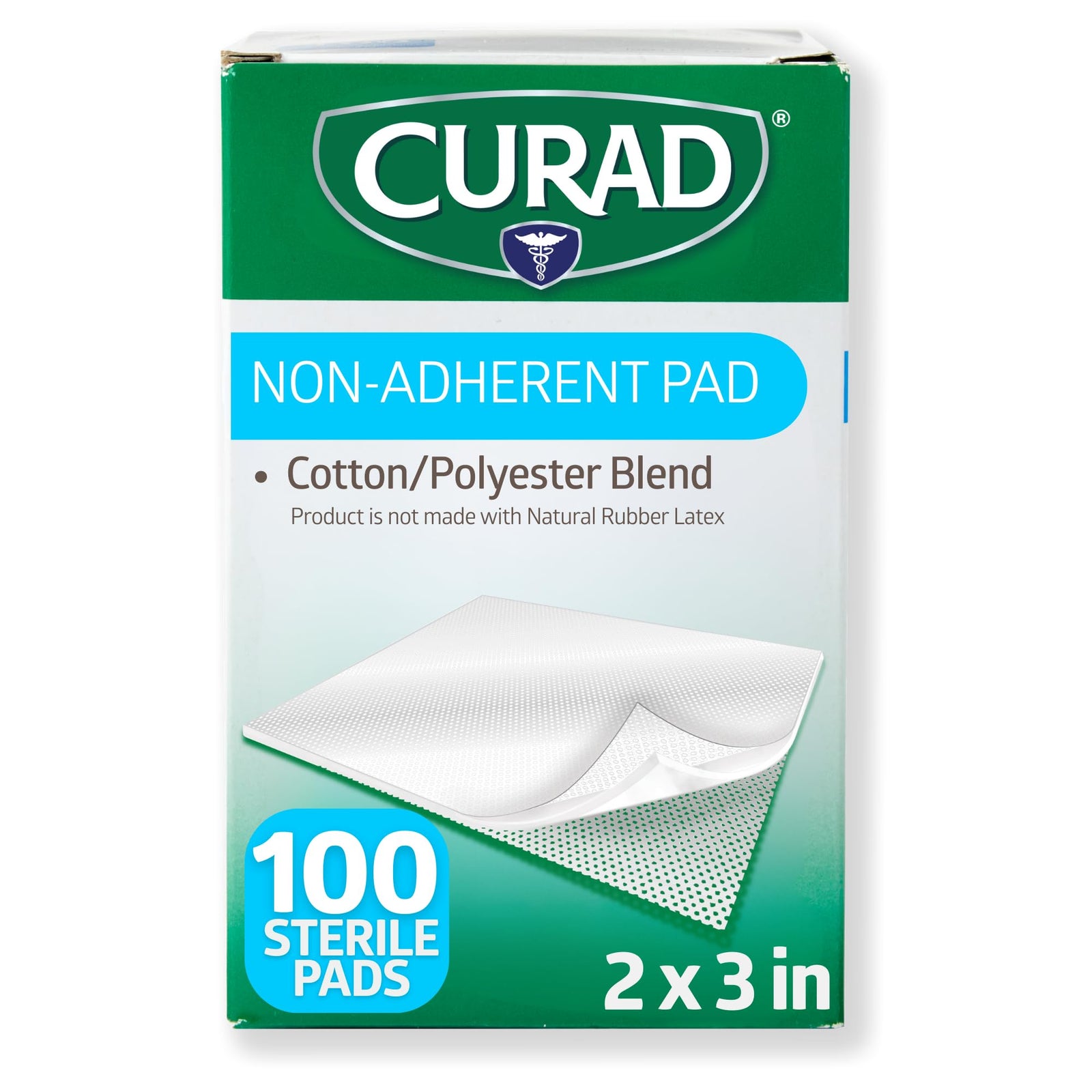 Curad Non-Stick Pad 2" x 3"