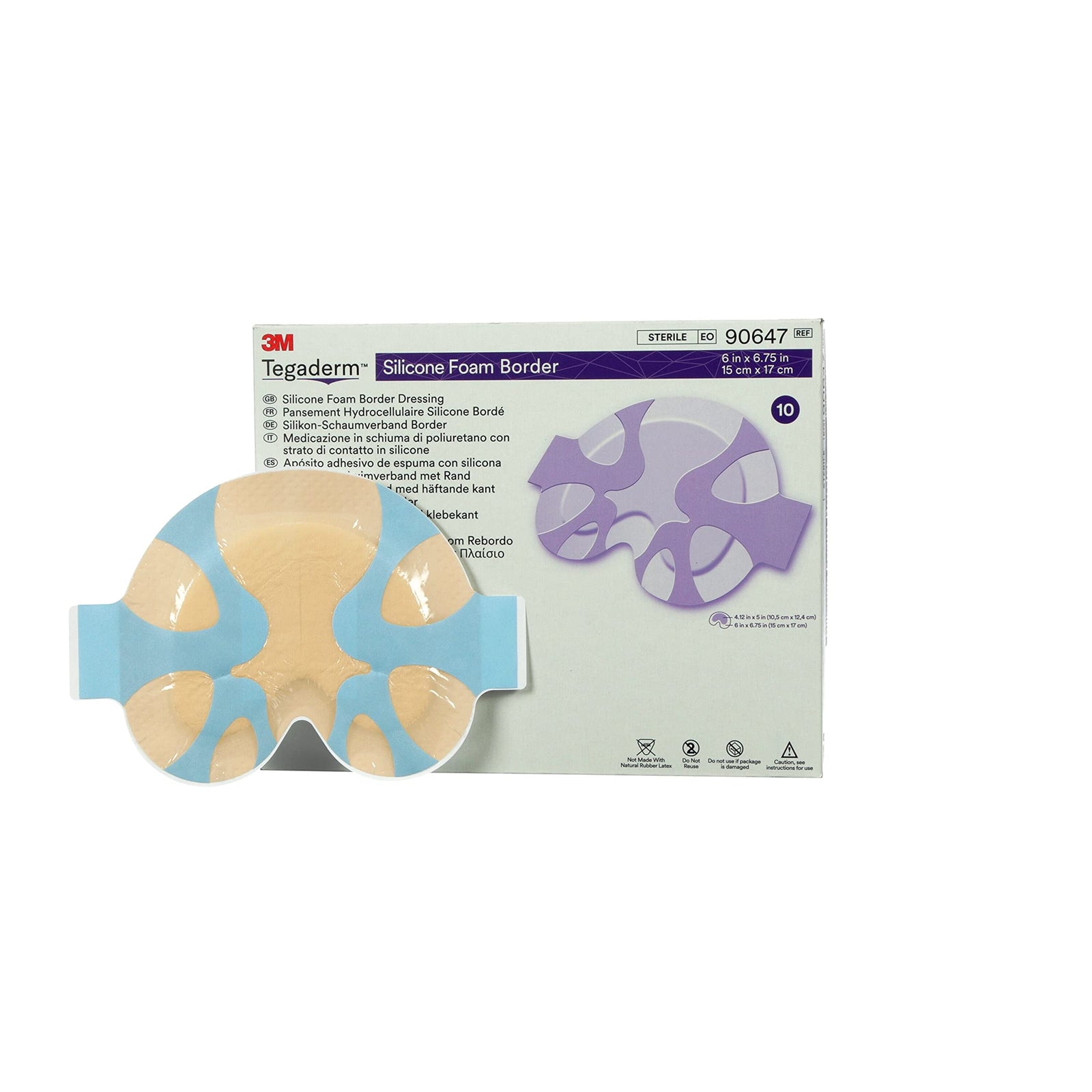 Solventum Tegaderm Silicone Foam Dressing - Sacral Wound Care