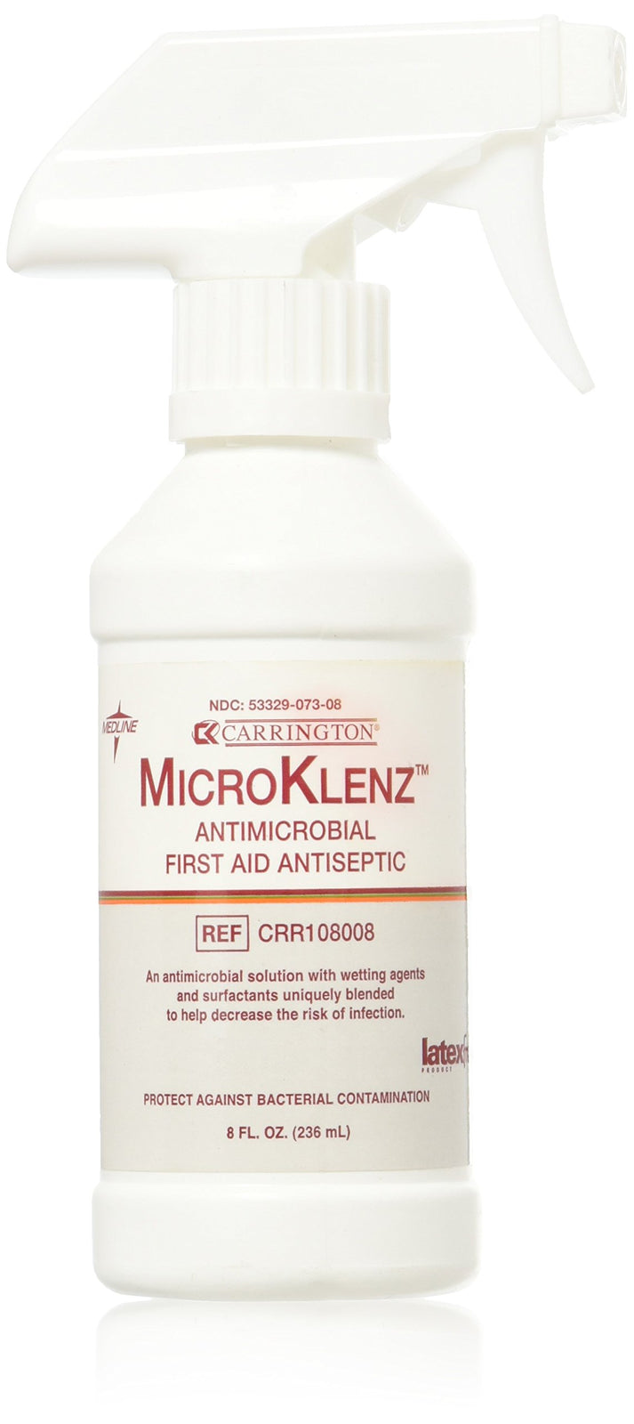 Medline MicroKlenz Antimicrobial and Deodorizing Wound Cleanser 8 oz Spray Bottle