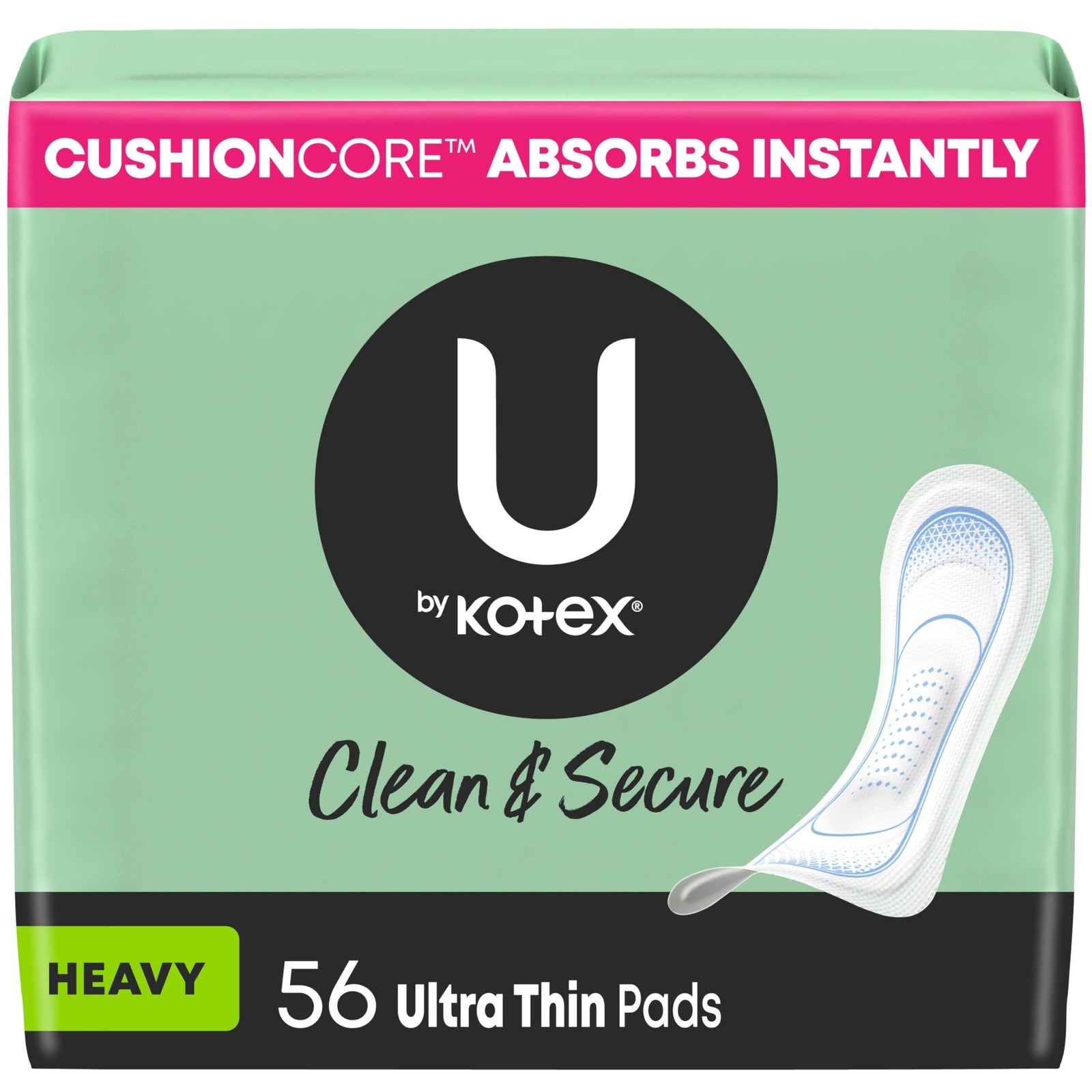 U by Kotex Ultra Thin Maxi Pads - Heavy Absorbency