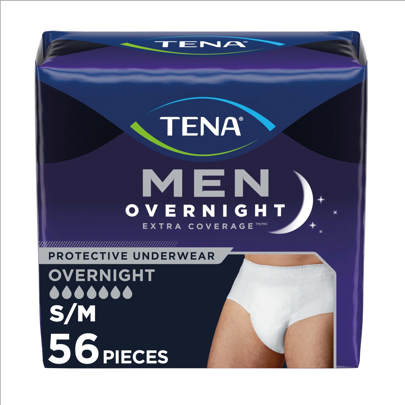 TENA Men's Overnight Underwear